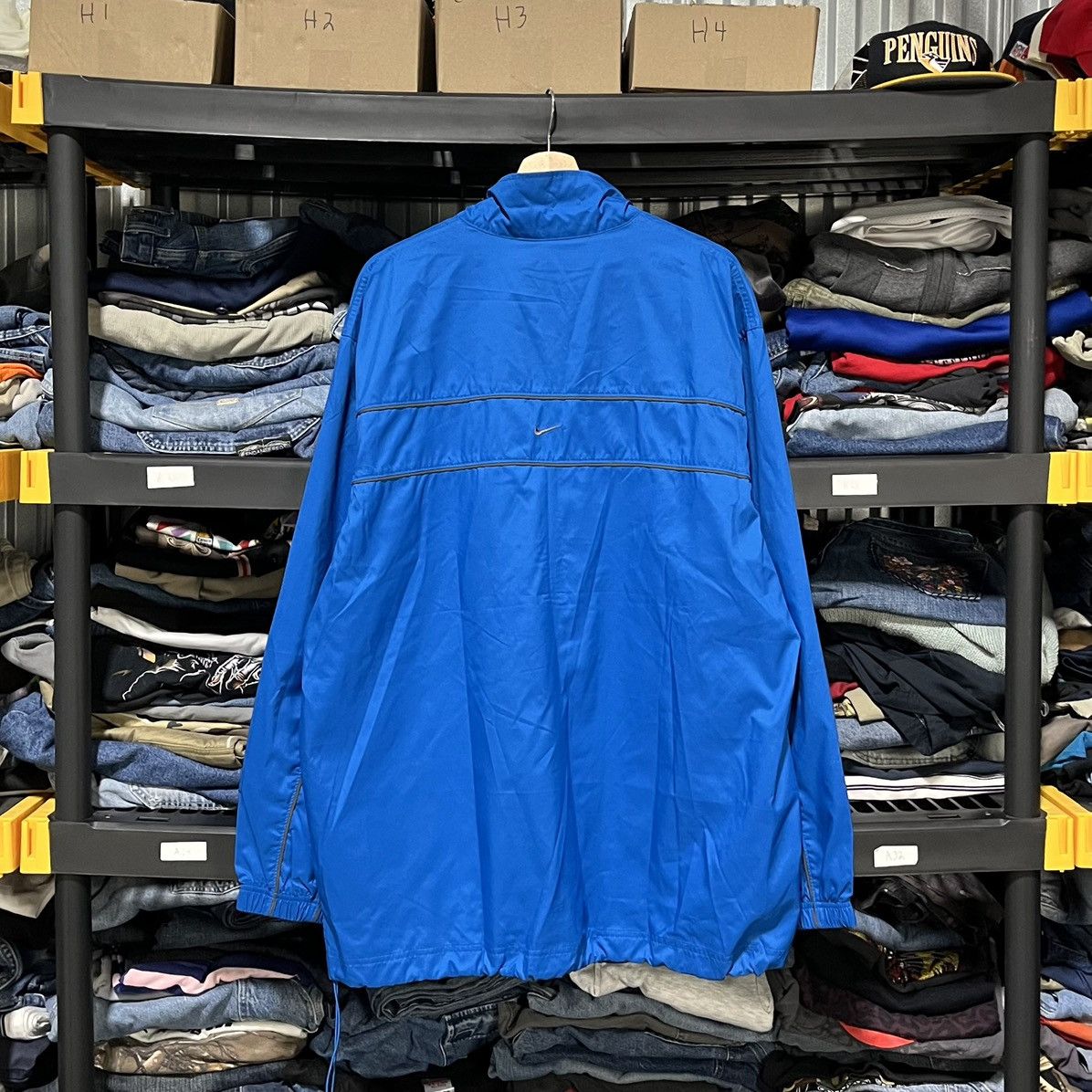 Nike VINTAGE Y2K NIKE EMBROIDERED ZIP UP WINDBREAKER TRACK JACKET Size US XL / EU 56 / 4 - 2 Thumbnail