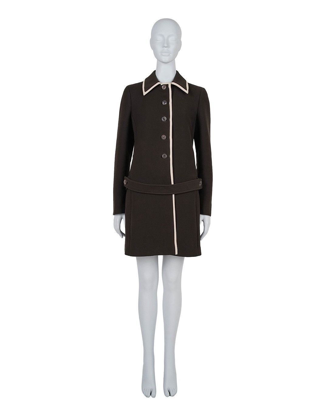 Prada Prada F/W1996 Runway Coat Size M / US 6-8 / IT 42-44 - 2 Thumbnail