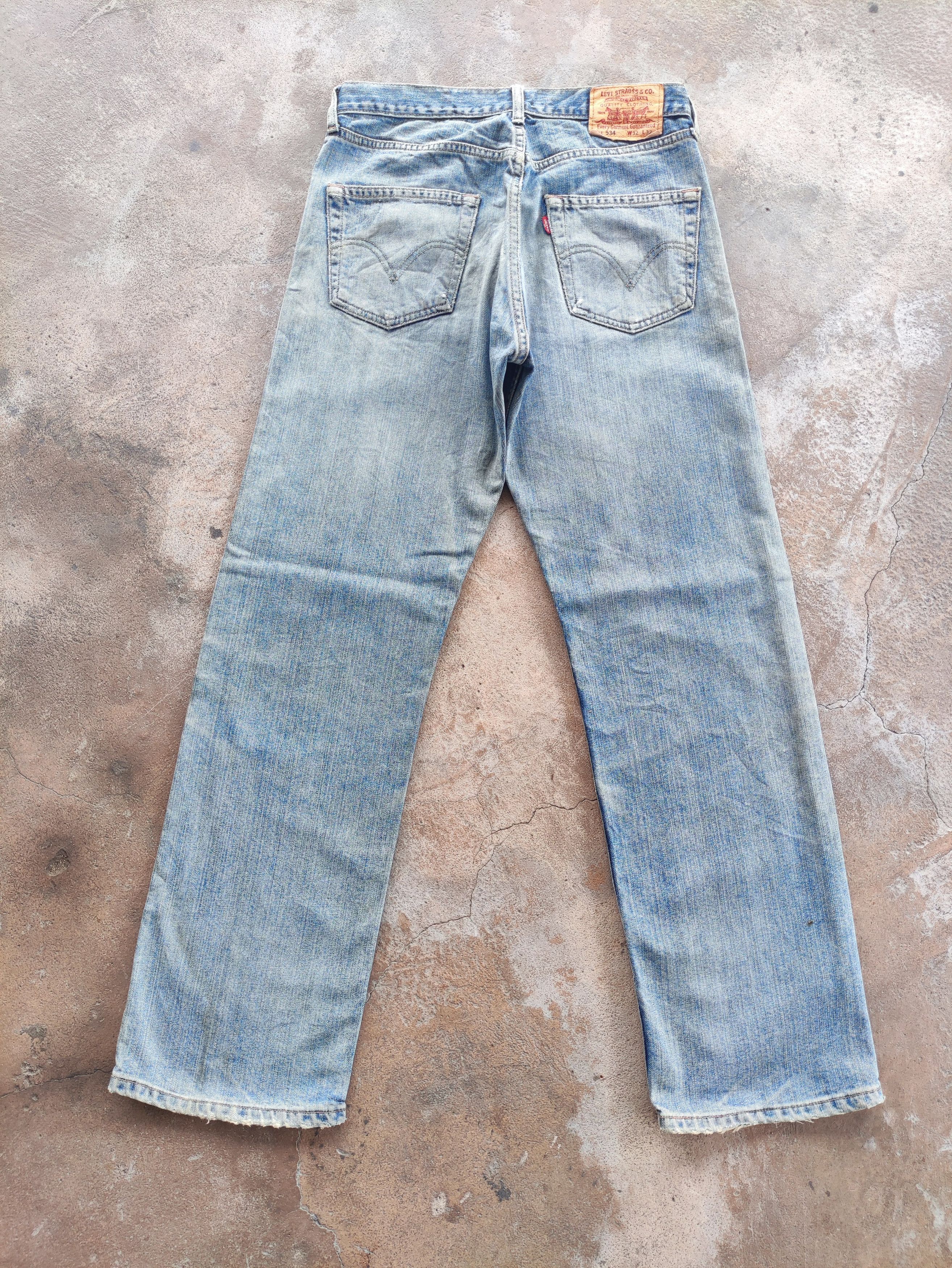 Levi's Vintage Levi's Brand Baggy Denim Ripped Faded Pants Size US 31 - 8 Thumbnail