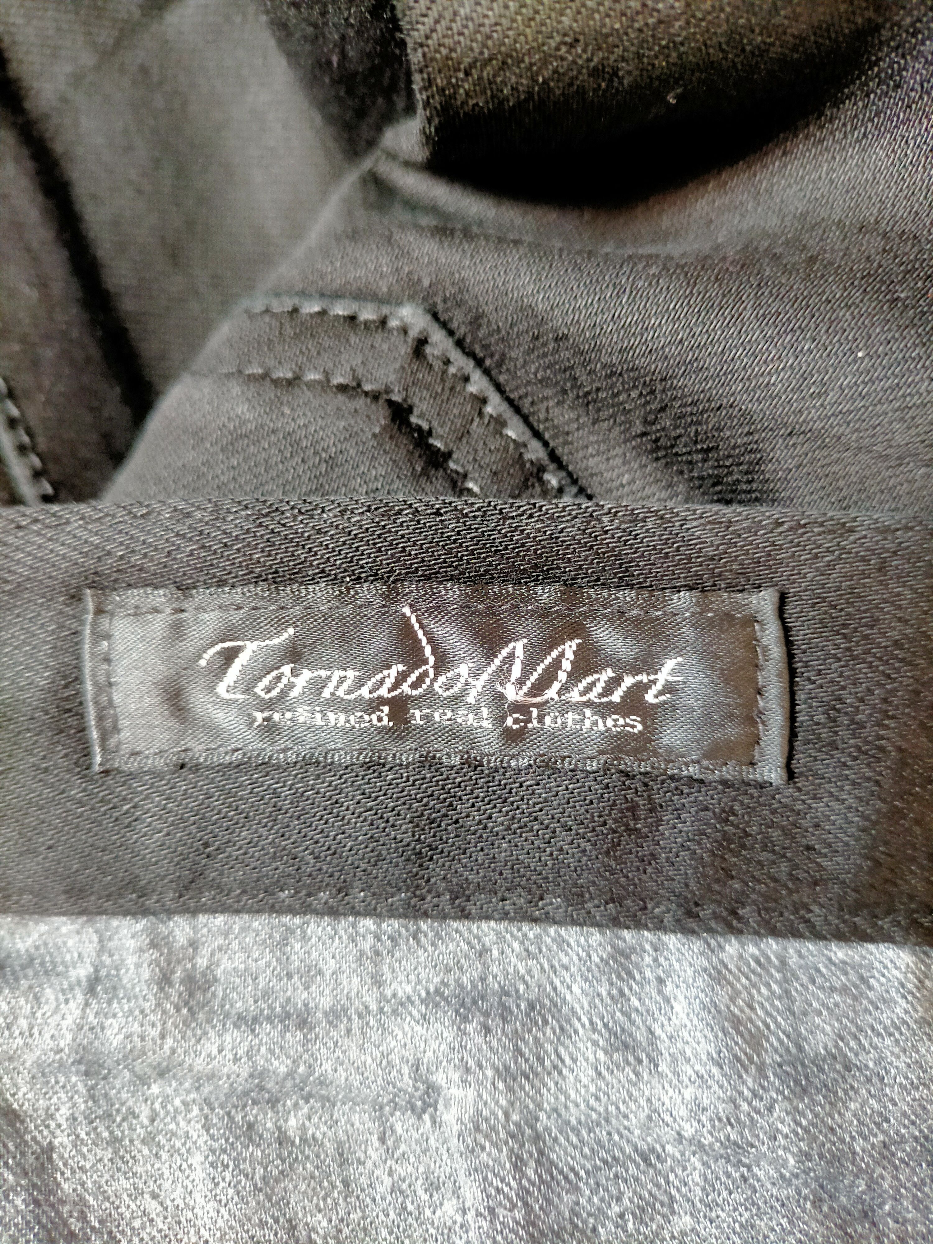 Tornado Mart Tornado Mart Whiskers Waxed Skinny Black Jeans Size US 34 / EU 50 - 14 Thumbnail