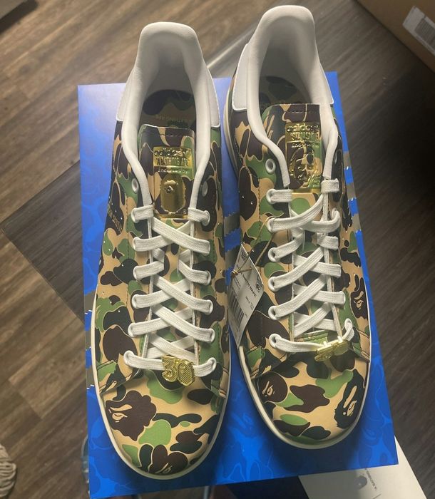 Adidas Bape x Adidas Stan Smith ABC Camo Grailed