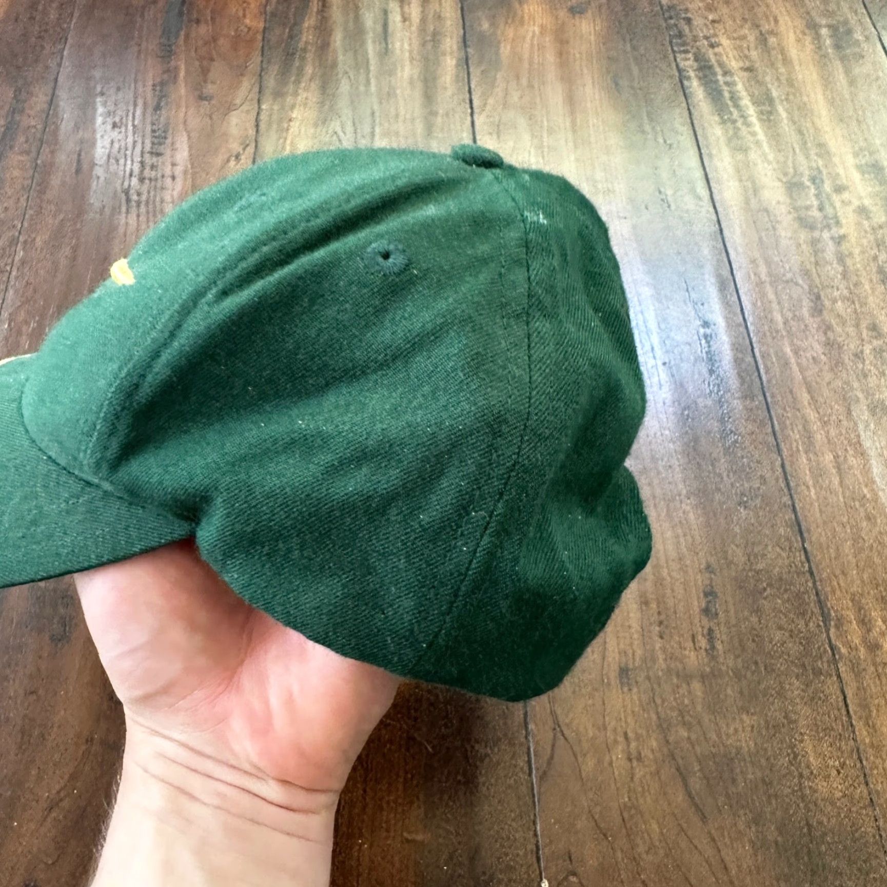 Nike VINTAGE Nike Oregon Swoosh Hat Cap Snapback One Size Green 90s OSU Beavers Mens Size ONE SIZE - 6 Thumbnail