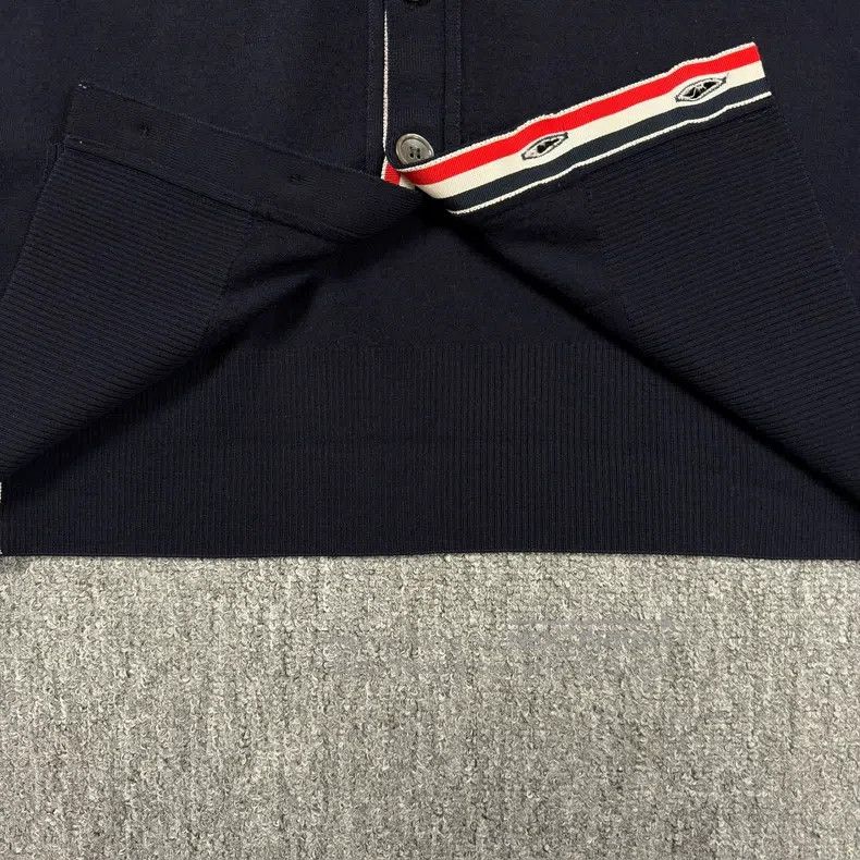 Thom Browne Thom Browne Blue Wool Cardigan Size US M / EU 48-50 / 2 - 5 Thumbnail