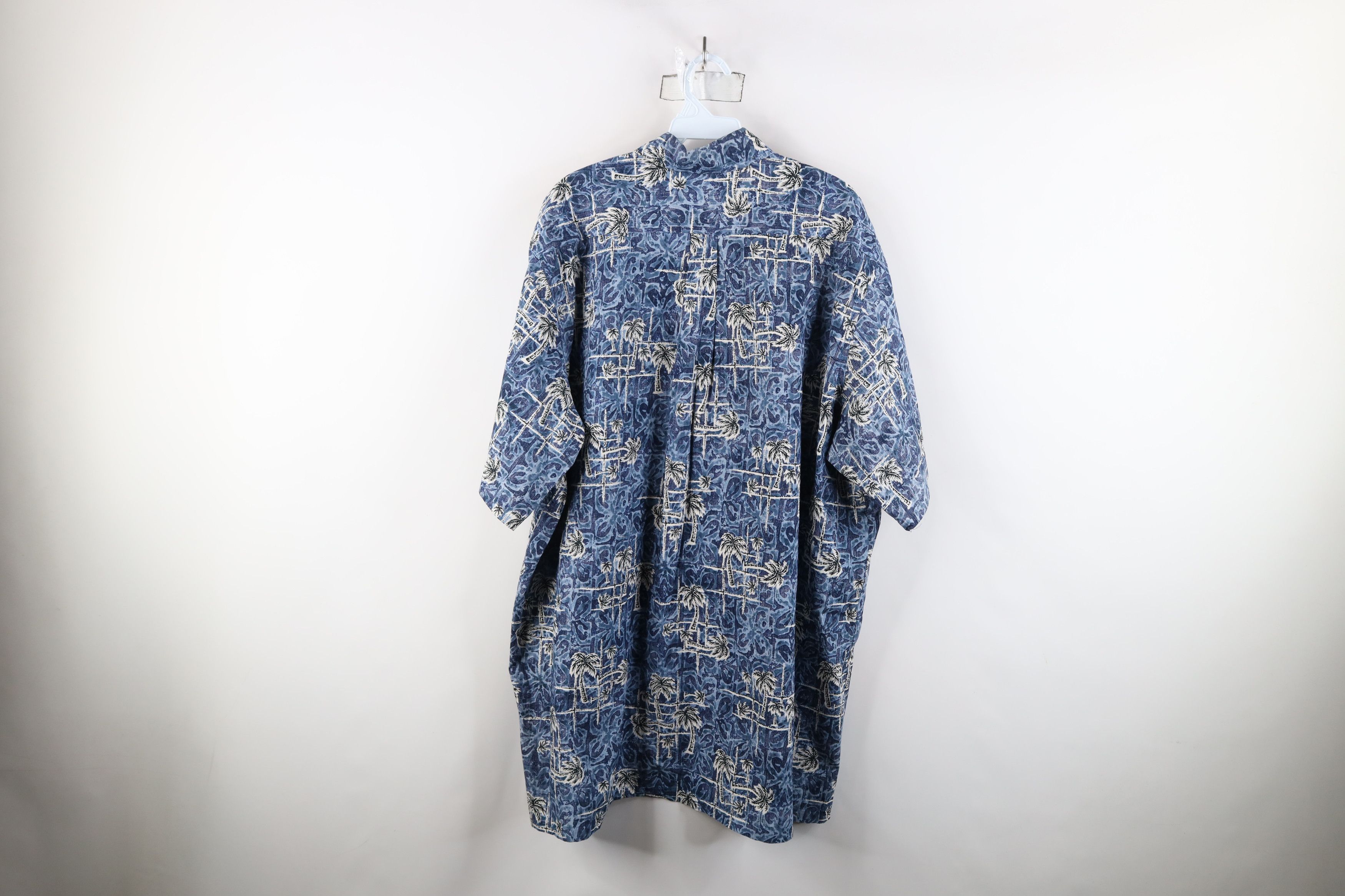 Vintage Vintage 90s Streetwear Tree Luau Hawaiian Button Shirt USA Size US XXL / EU 58 / 5 - 9 Thumbnail
