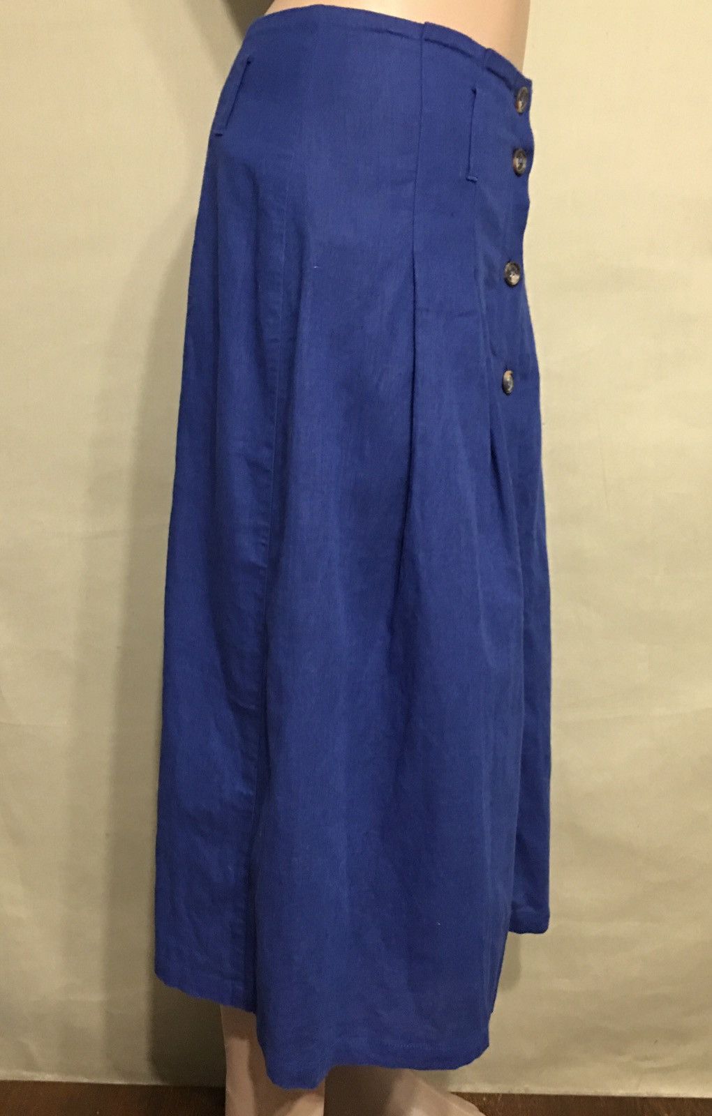 Sezane SEZANE Amandine high-waisted Blue Midi Skirt Size EU 36 Size 26" / US 2 / IT 38 - 5 Thumbnail