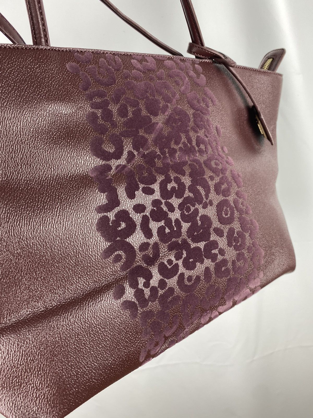 Cavalli Class Cavalli Class Large Tote Bag Bordeaux Size ONE SIZE - 8 Thumbnail