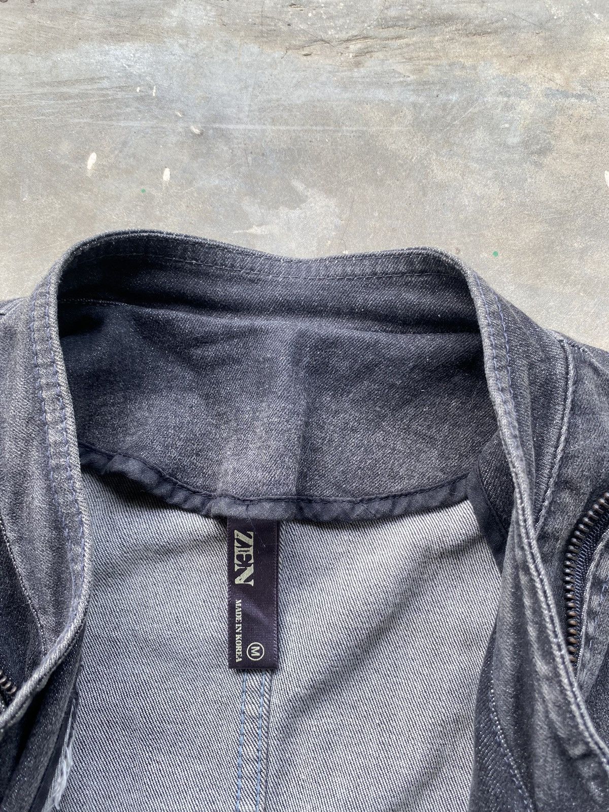 If Six Was Nine × Le Grande Bleu (L.G.B.) Japanese Zen Denim Jacket L.G.B Style Size US M / EU 48-50 / 2 - 4 Thumbnail