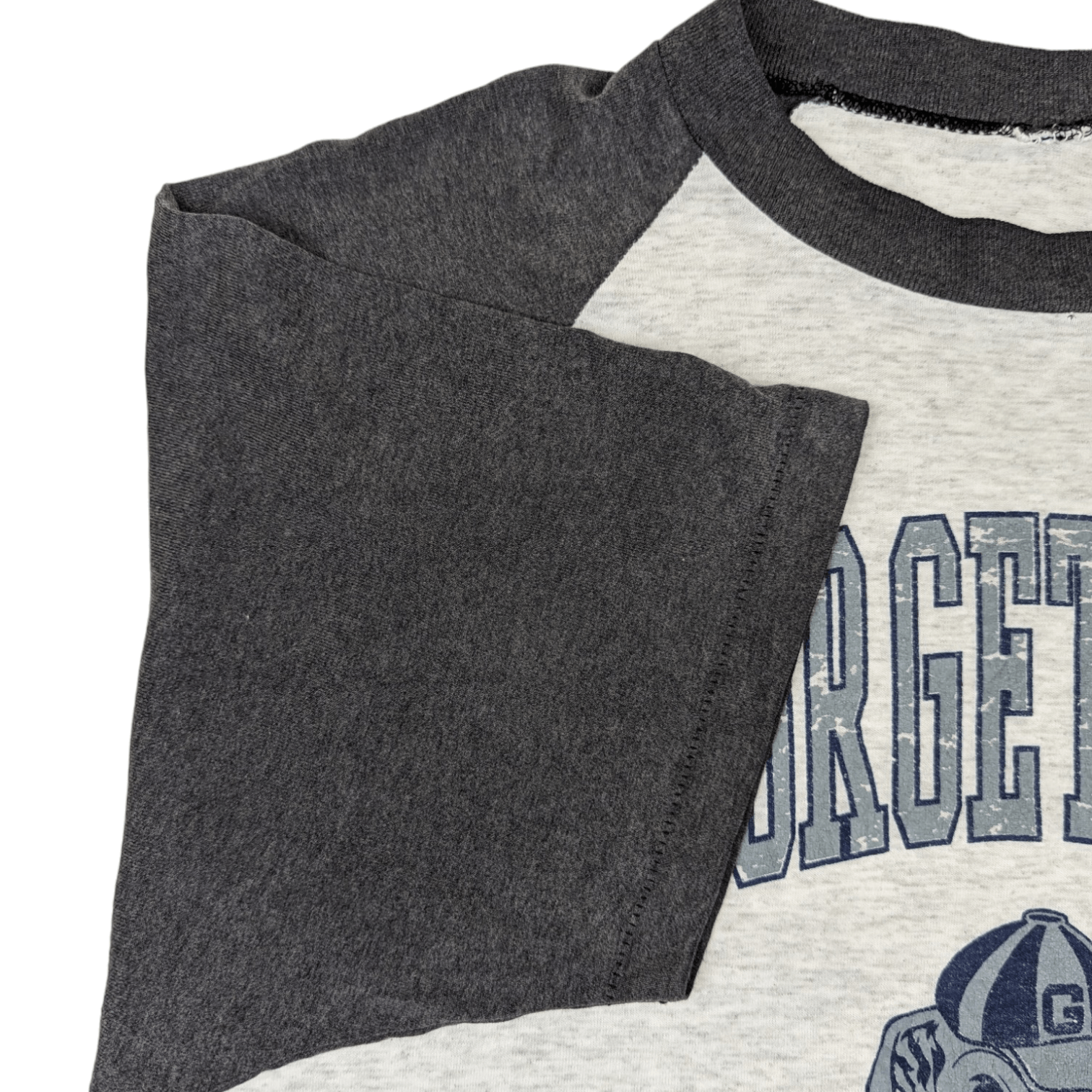 NFL Vintage 90's GEORGETOWN HOYAS American Football T-Shirt Size US XL / EU 56 / 4 - 6 Thumbnail