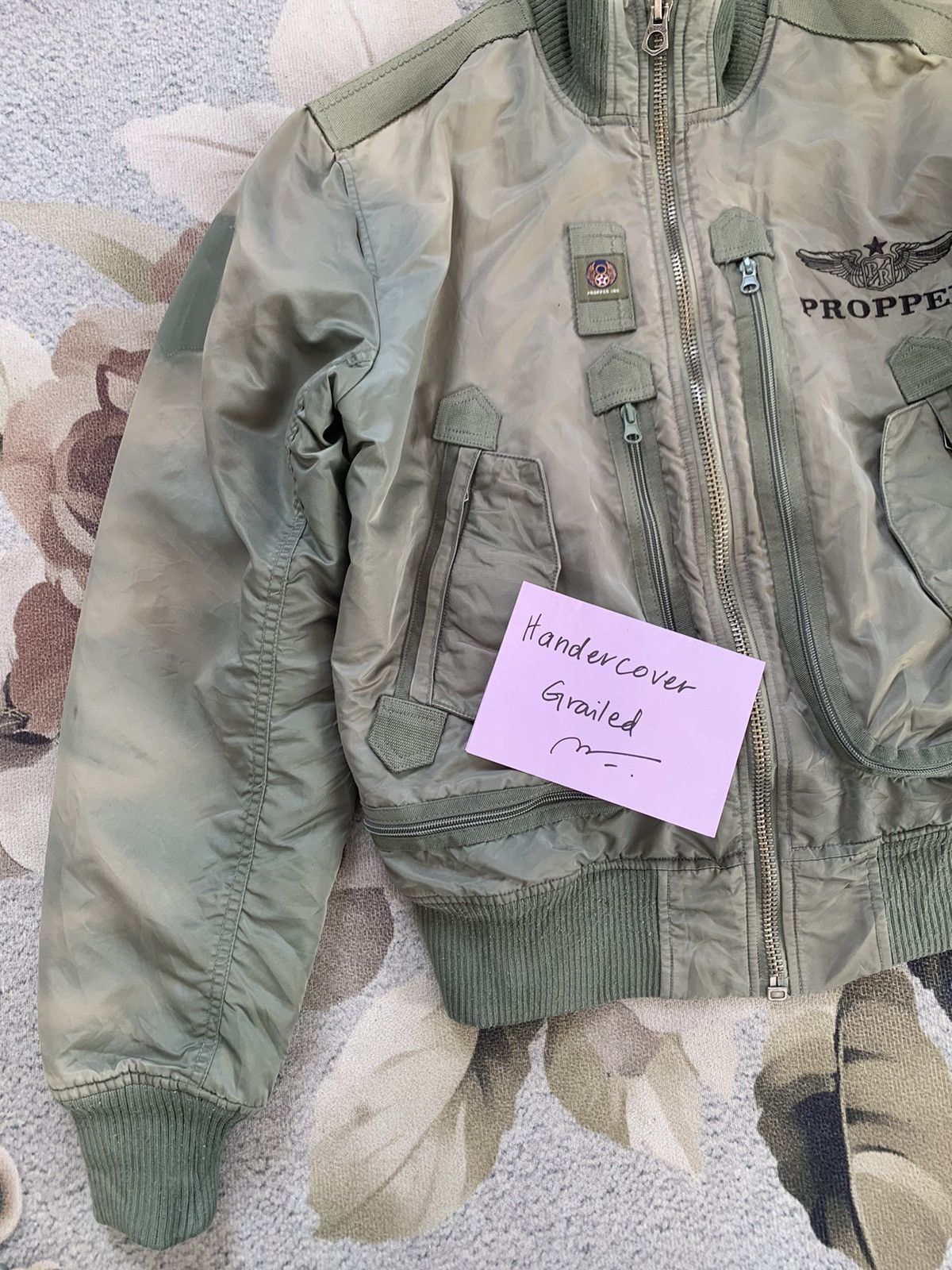 Propper Vtg Propper USAF George A.F.Base TacticalPilot Bomber Jacket Size US L / EU 52-54 / 3 - 4 Thumbnail