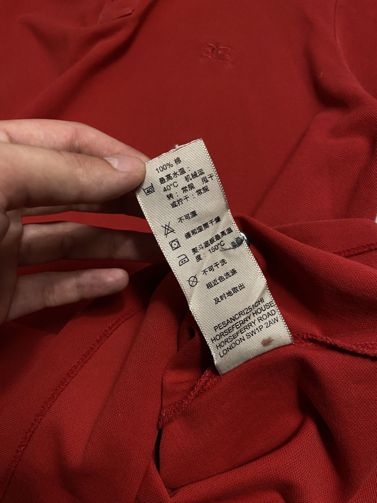 Burberry Burberry Brit classic polo t-shirt Size US L / EU 52-54 / 3 - 6 Thumbnail
