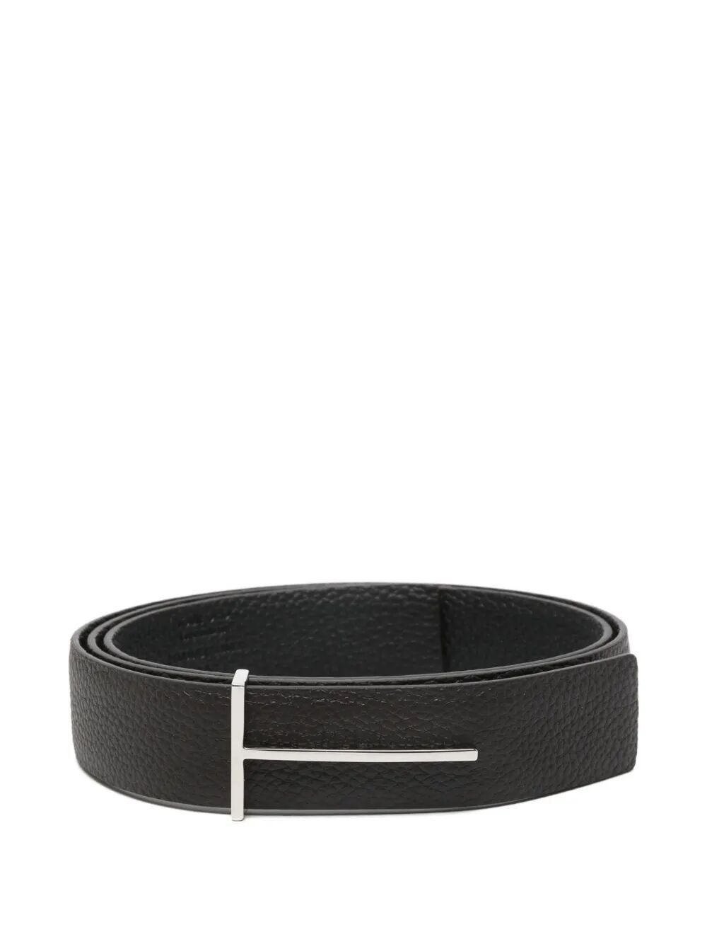 Tom Ford SOFT GRAIN LEATHER SLIM T BELT H. 28MM Size ONE SIZE - 1 Thumbnail