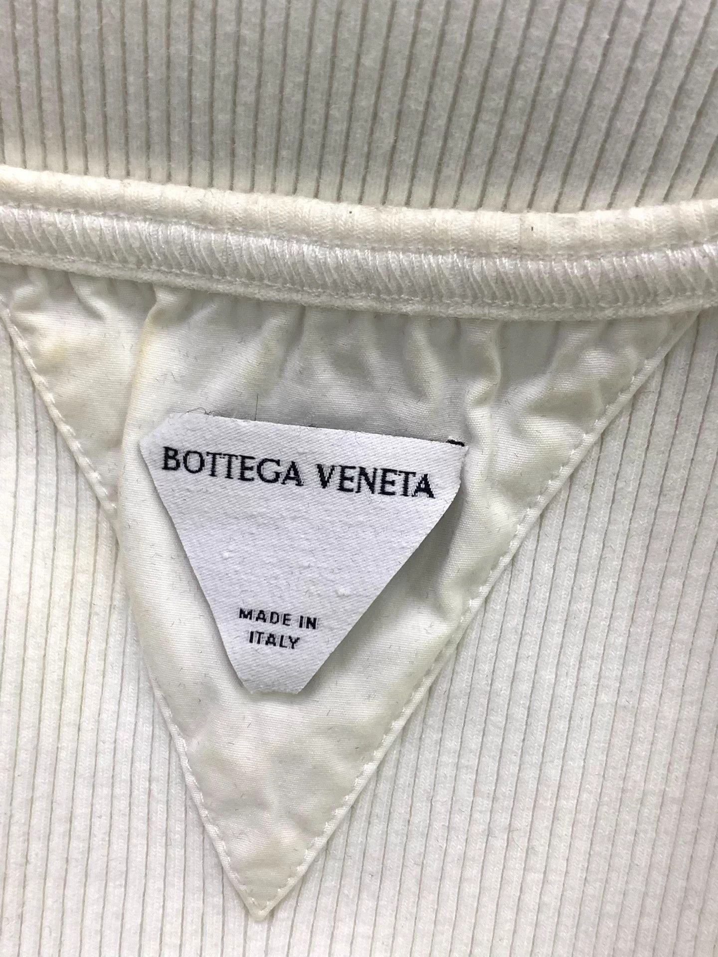 Bottega Veneta BV white tank top S new Size S / US 4 / IT 40 - 3 Thumbnail