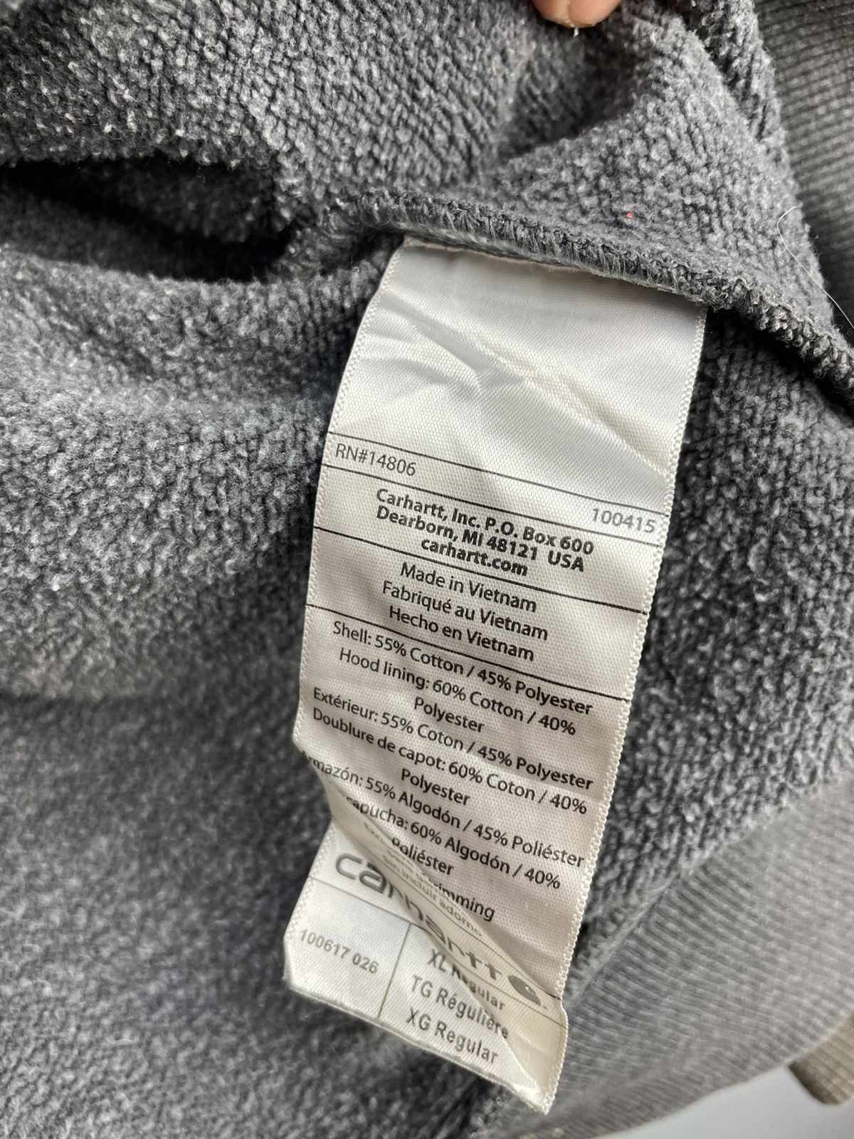 Carhartt Carhartt half zip hoodie Size US XL / EU 56 / 4 - 9 Thumbnail