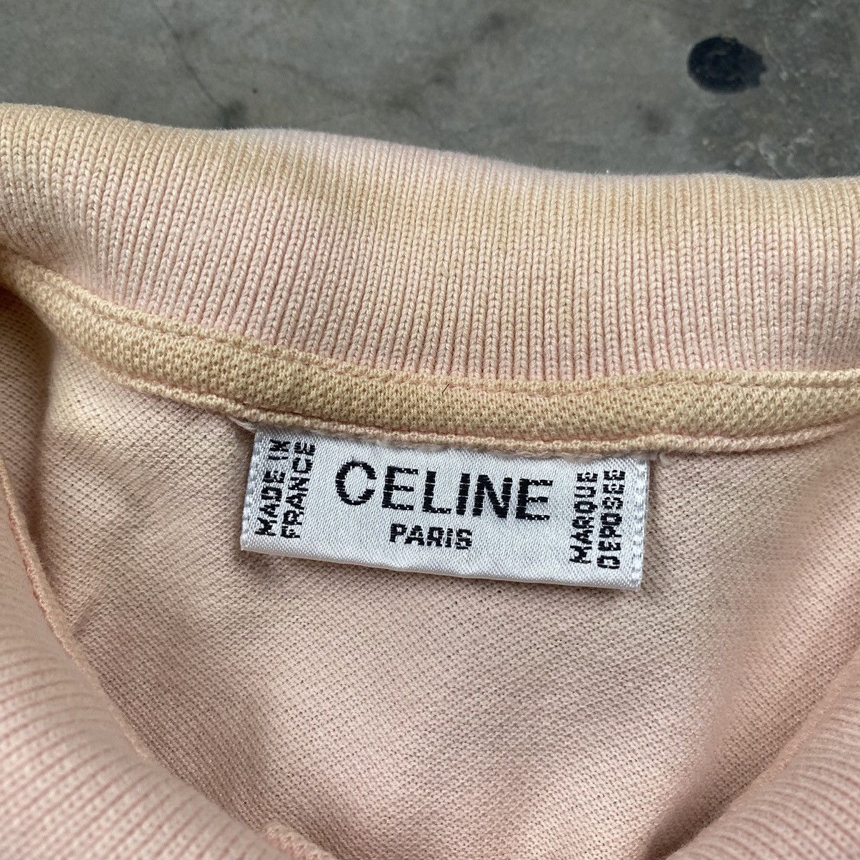 Celine × Designer Vintage 90s Celine Paris Made In France Polos Size M / US 6-8 / IT 42-44 - 8 Thumbnail