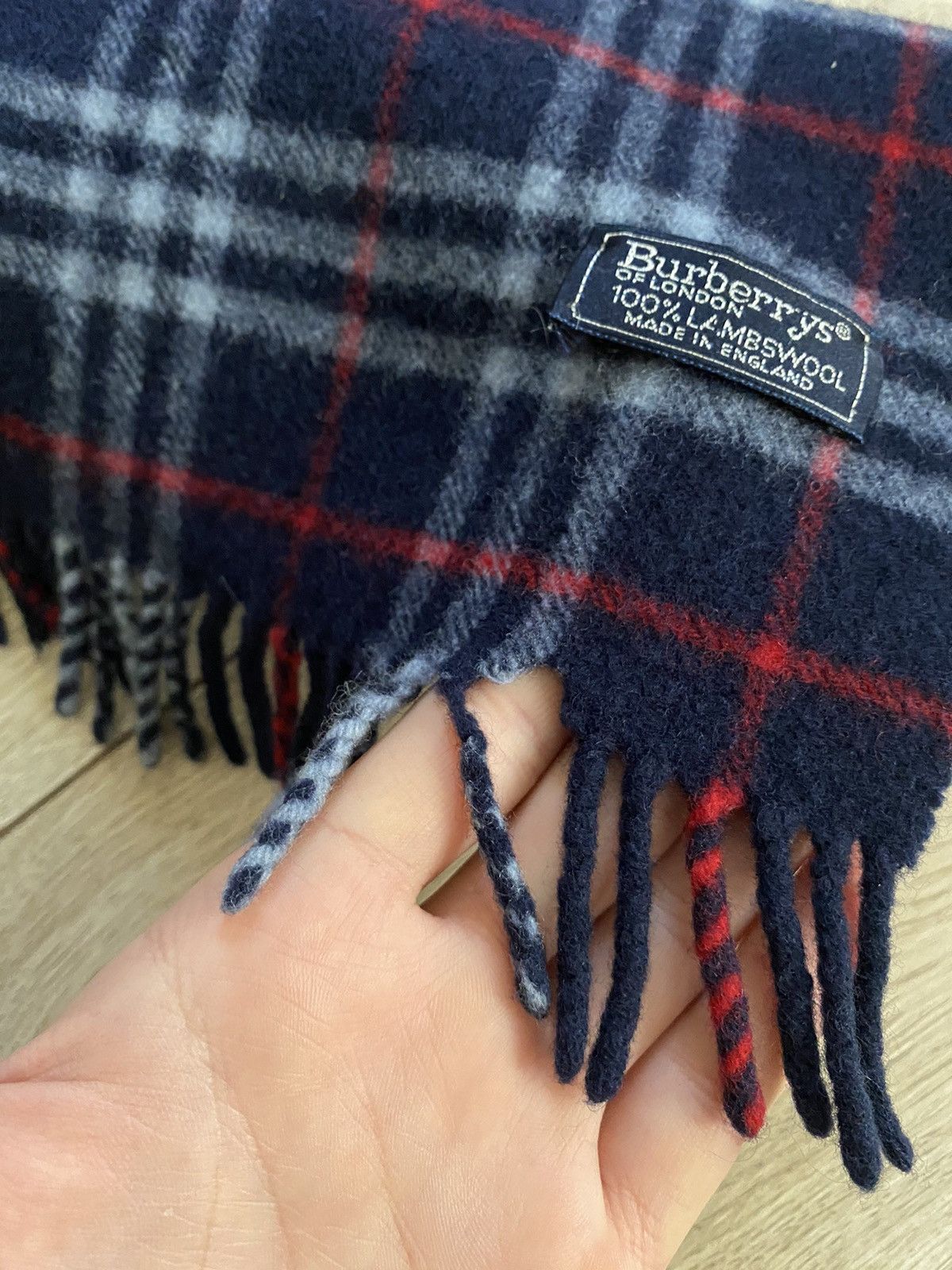 Burberry Vintage Burberrys Scarf Wool Made In England Size ONE SIZE - 3 Thumbnail