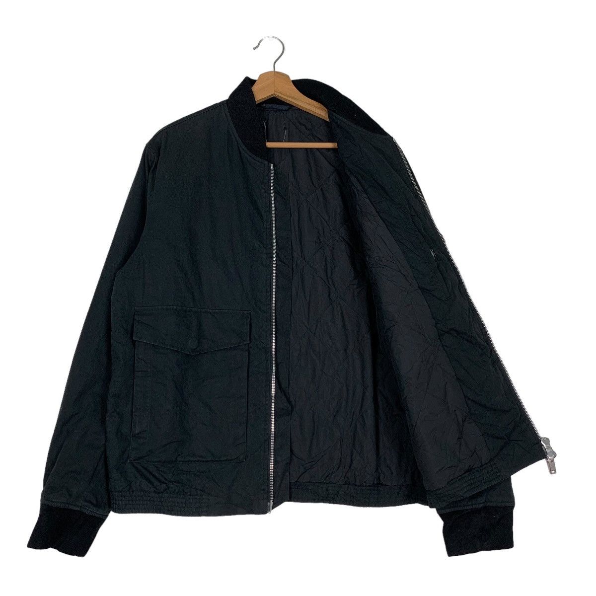 Japanese Brand Cotton Nylon Canvas KERBY Style Bomber Jacket #0422-C19 Size US M / EU 48-50 / 2 - 9 Thumbnail