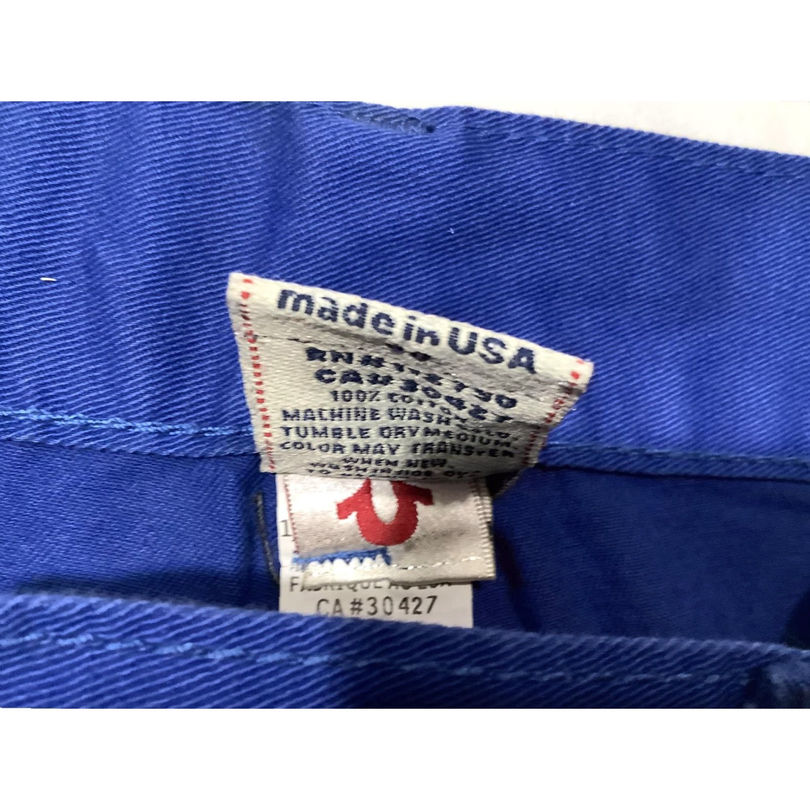 True Religion True Religion Jeans Joey Bootcut Denim 34x32 Blue Mens Regular 100% Cotton USA Pockets Flap Horseshoe Logo Pocketed Back Belt Loops Zip Fly Mens Size US 34 / EU 50 - 6 Thumbnail