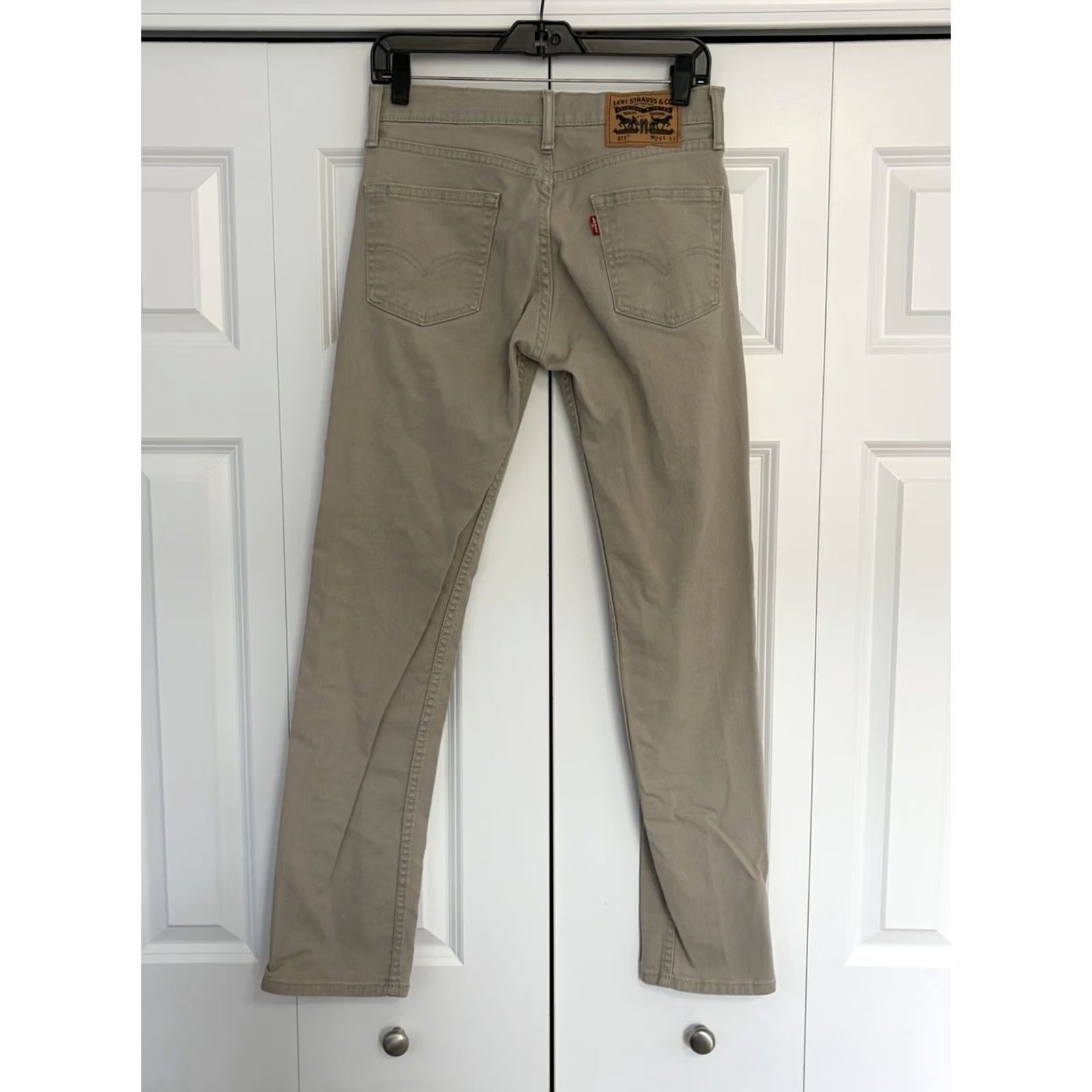 Levi's Levi's 511 Jeans Mens Beige Slim Fit 29x32 Stretch 5-Pocket Mens Size US 29 - 2 Thumbnail