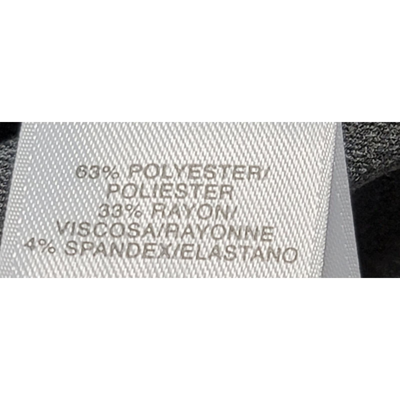 Other Liz Claiborne Gray Sloane Flat Front Casual Pants 10 Soft Size 32" / US 10 / IT 46 - 4 Thumbnail