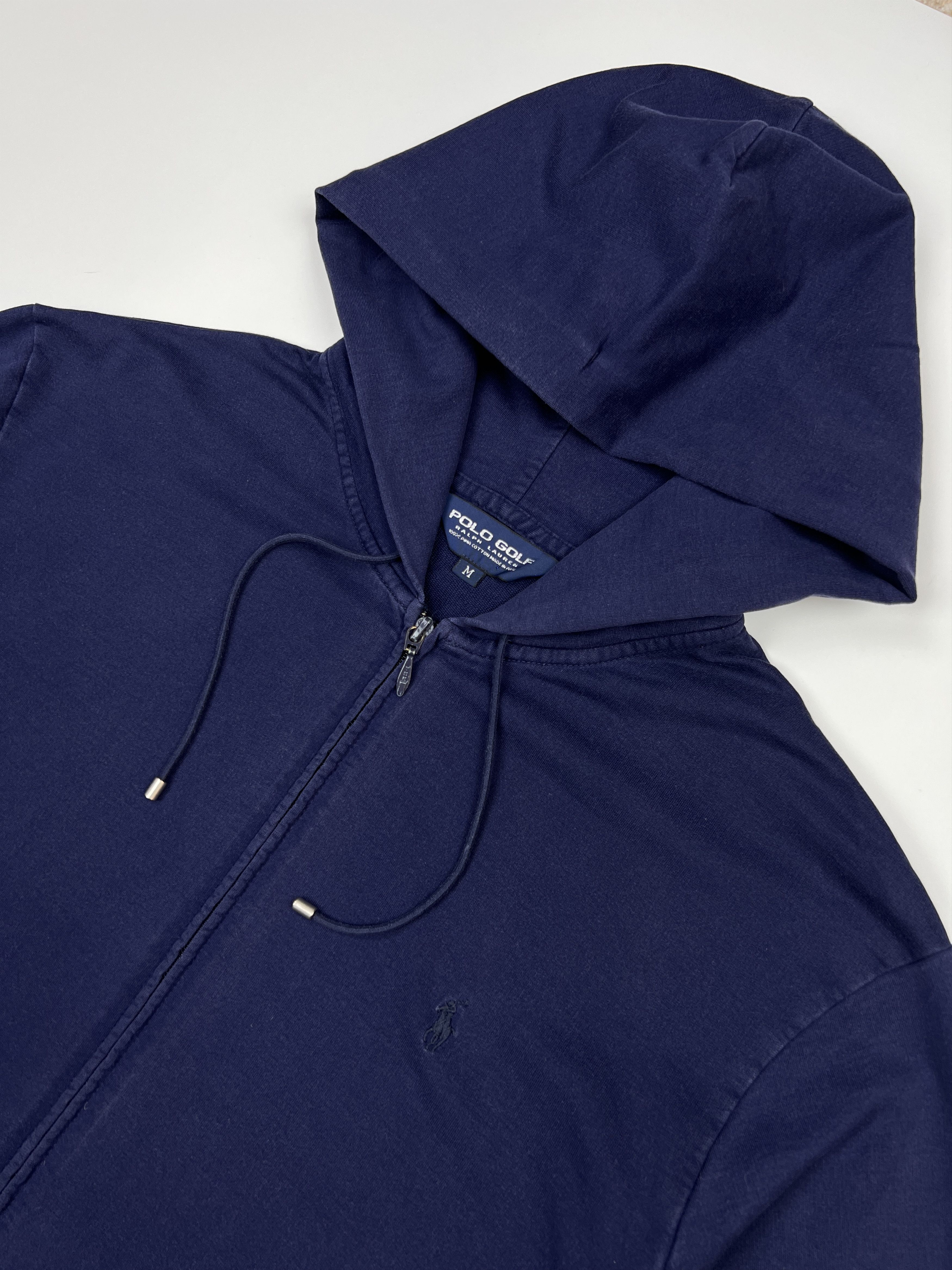 Polo Ralph Lauren Y2K Ralph Lauren Golf Full Zip Navy Cotton Hoodie Size US M / EU 48-50 / 2 - 7 Thumbnail