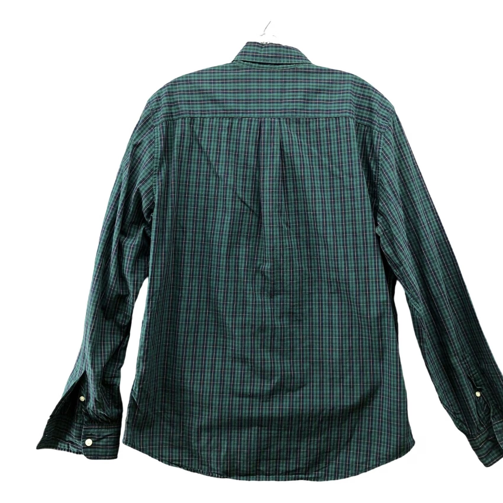 Gap Gap Plaid Button Down Shirt Mens M Green Pine Long Sleeve Size US M / EU 48-50 / 2 - 2 Thumbnail