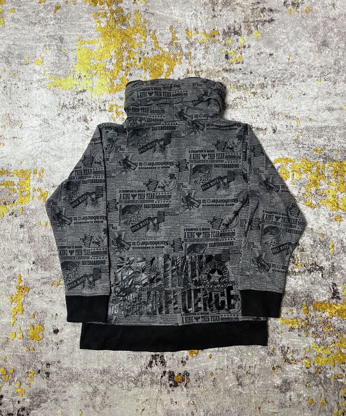 If Six Was Nine Japanese Cyrstal Wafe Hidden Hoodie Goa Bono style Size US S / EU 44-46 / 1 - 2 Thumbnail