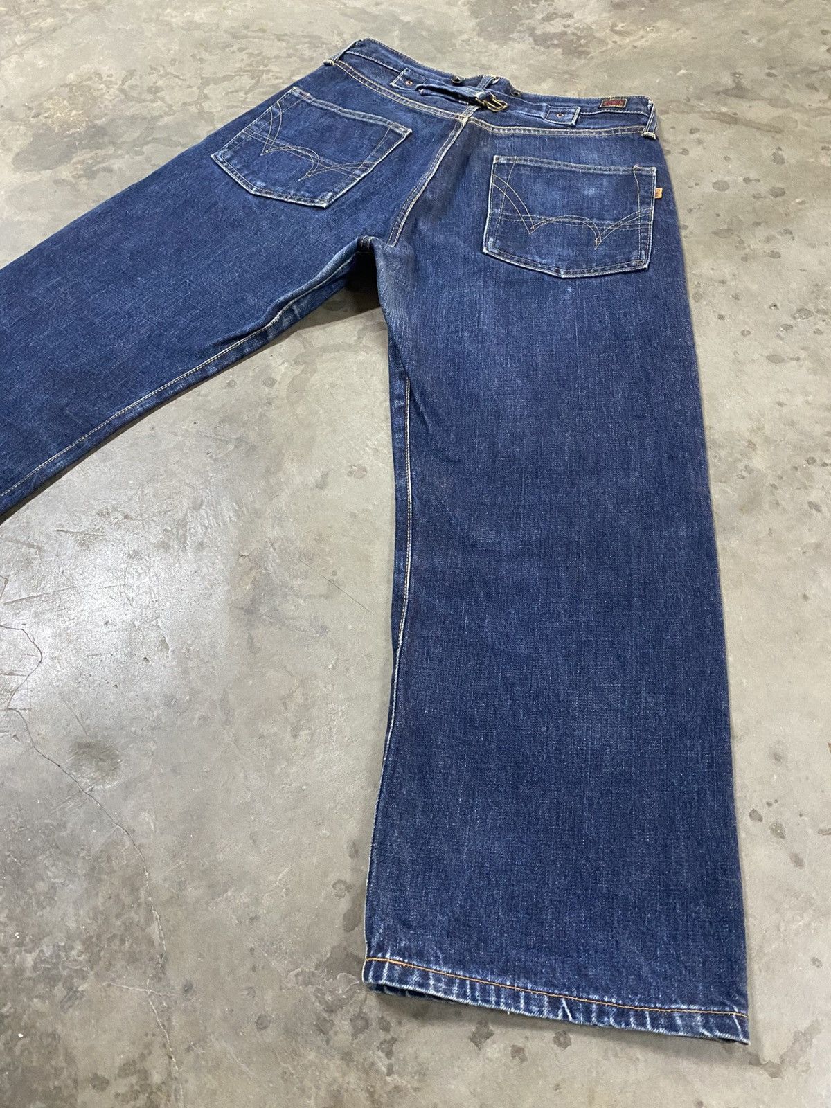Edwin × Hysteric Glamour × Tornado Mart Baggy Jeans Japanese Edwin 4525 Selvedge Denim @235 Size US 30 / EU 46 - 11 Thumbnail