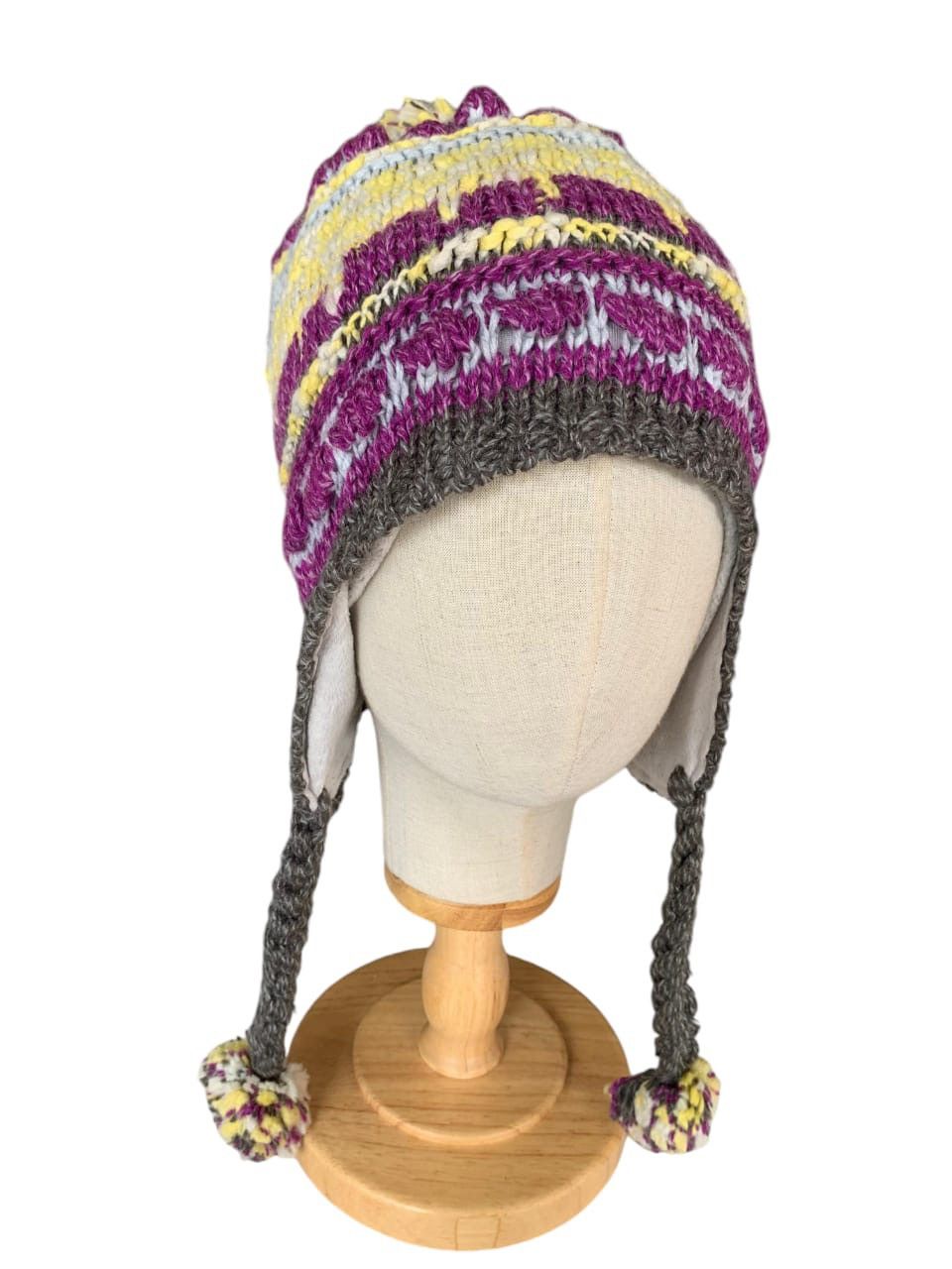 Japanese Brand × Phenix Phenix Earflap Knitted Multicolour Beanie Hat Size ONE SIZE - 4 Thumbnail