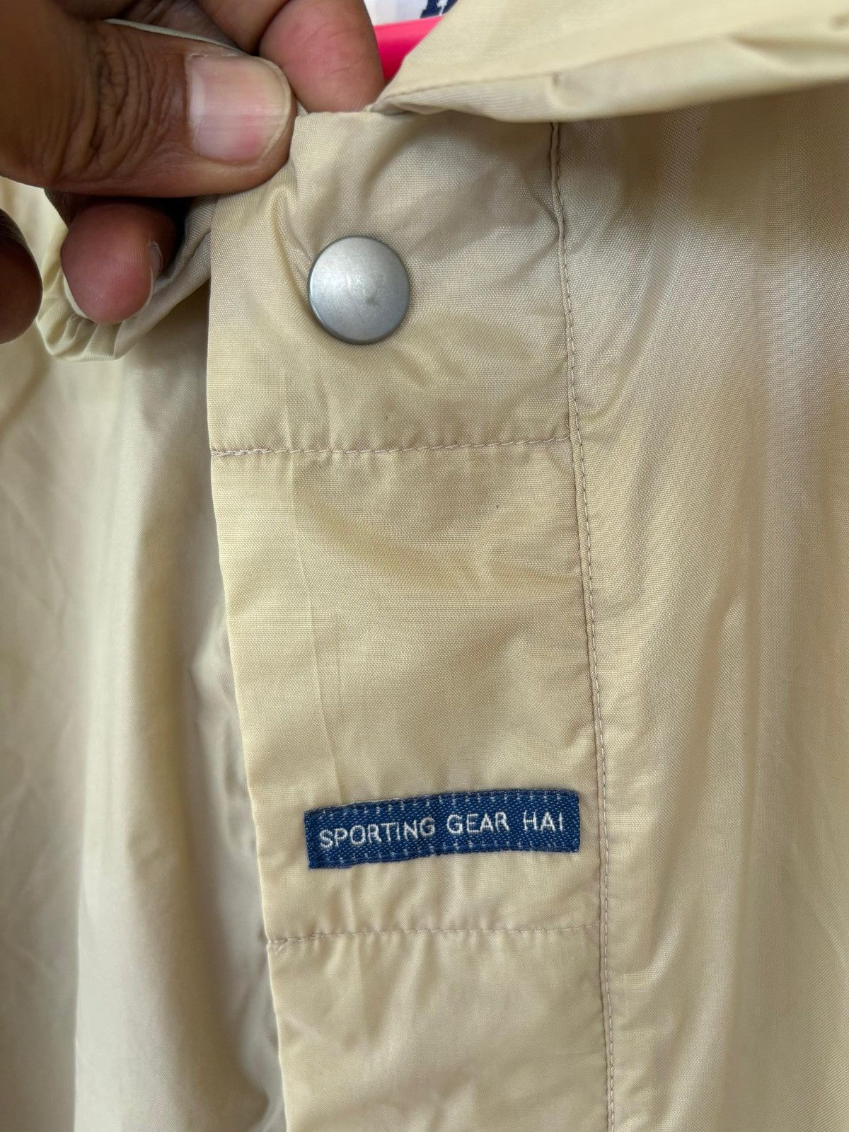 Issey Miyake Vintage Hai Sporting Gear Issey Miyake Nylon Jacket Be Happy Size US M / EU 48-50 / 2 - 12 Thumbnail