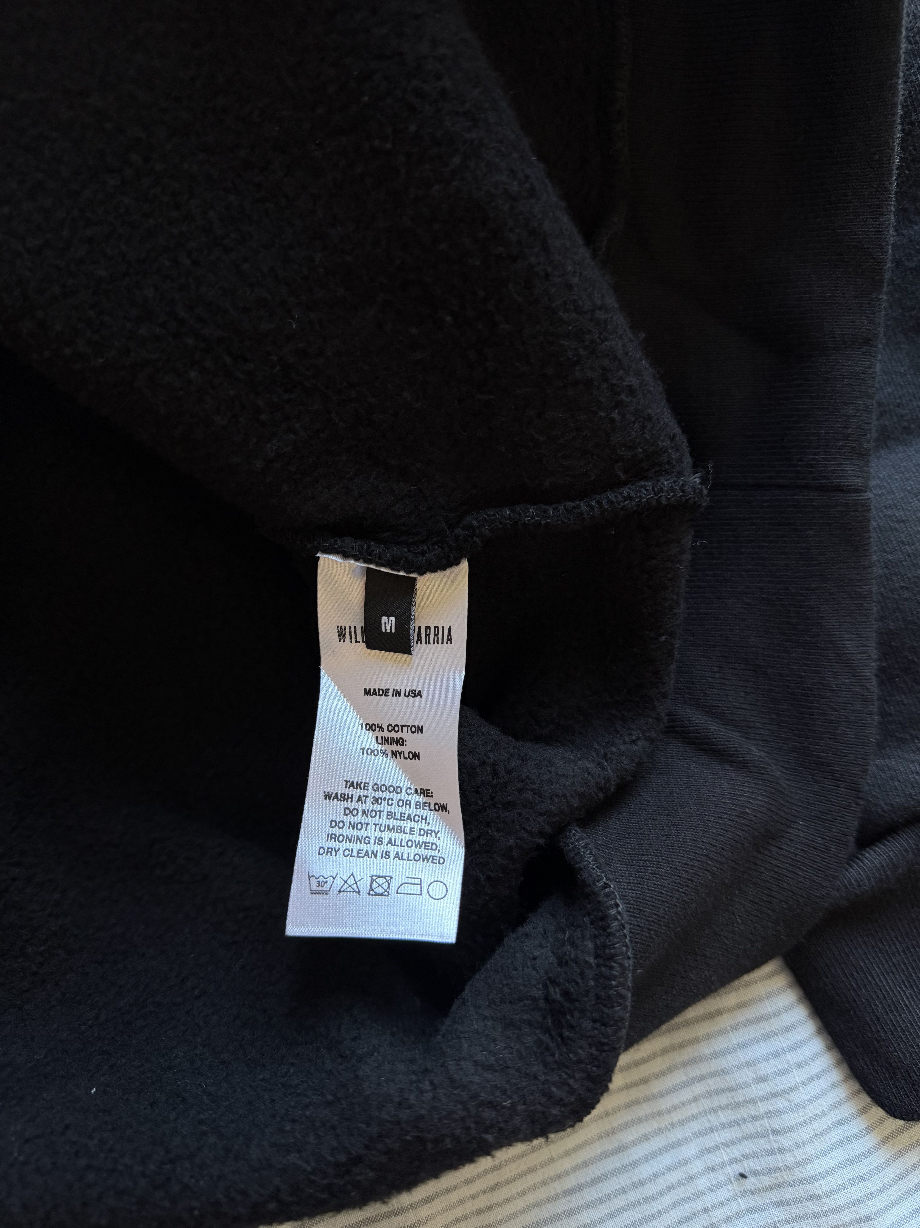 Willy Chavarria Willy Chavarria Gilroy Crewneck Sweatshirt in Black Size US M / EU 48-50 / 2 - 8 Thumbnail
