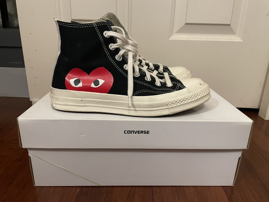 Cdg hotsell converse sizes