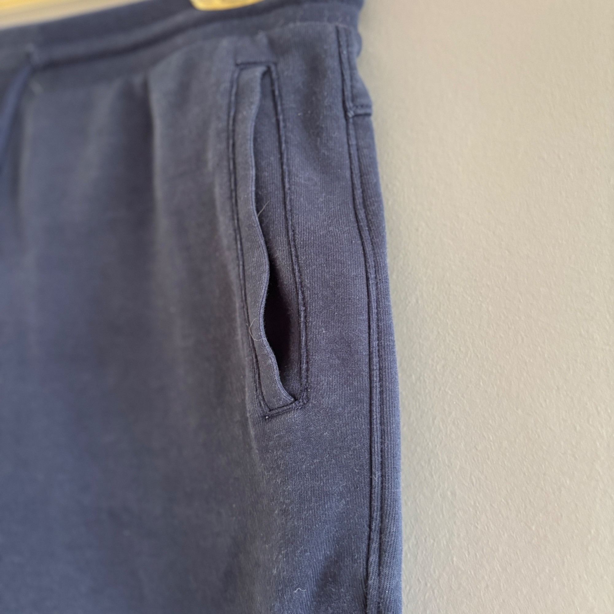 Express Express Mens XS Navy Blue Knit Sweat Shorts Drawstring Elast Size US 30 / EU 46 - 6 Thumbnail