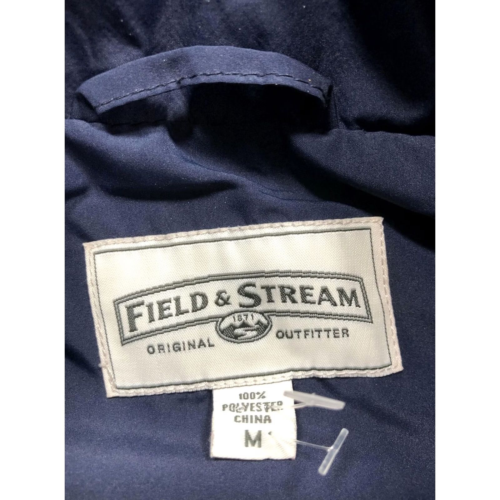 Vintage Field & Stream Vest Mens M Navy Quilted Full Zip Insulated Hiking Outdoor Regular Polyester Size US M / EU 48-50 / 2 - 6 Thumbnail