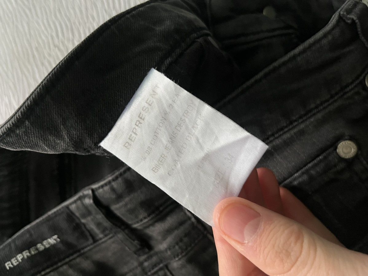 Represent Clo. Y2K Represent Avant Garde Jeans Streetwear Black Size US 34 / EU 50 - 7 Thumbnail