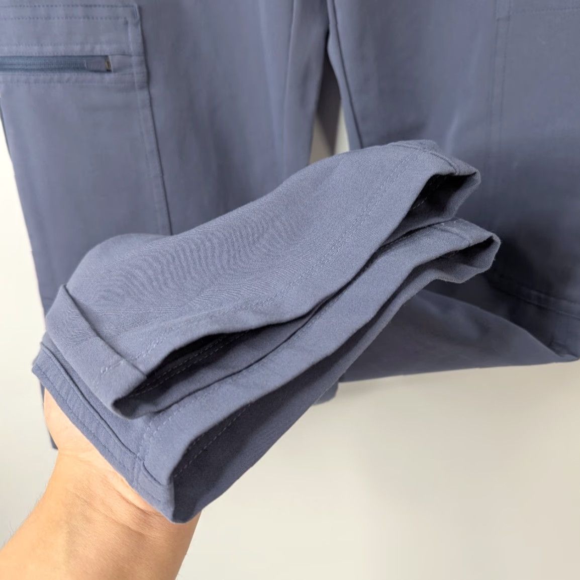 Vintage Figs Mens Cairo Cargo Scrub Pants XS Graphite Blue Medical Nurse TM3001 Size US 27 - 3 Thumbnail