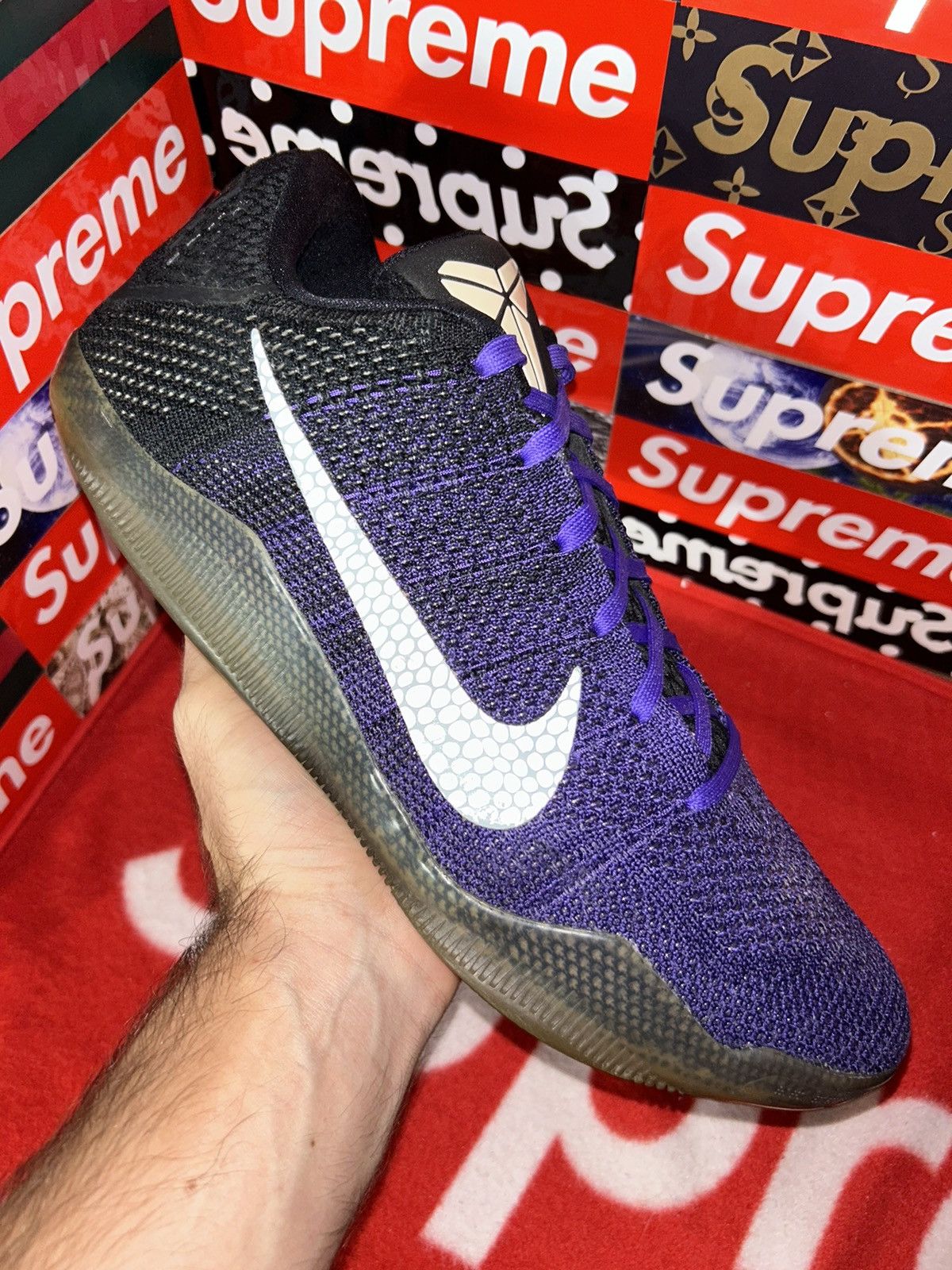 Nike Nike Kobe 11 Elite Low Eulogy Hyper Grape 822675-510 size 13 Size US 13 / EU 46 - 9 Thumbnail