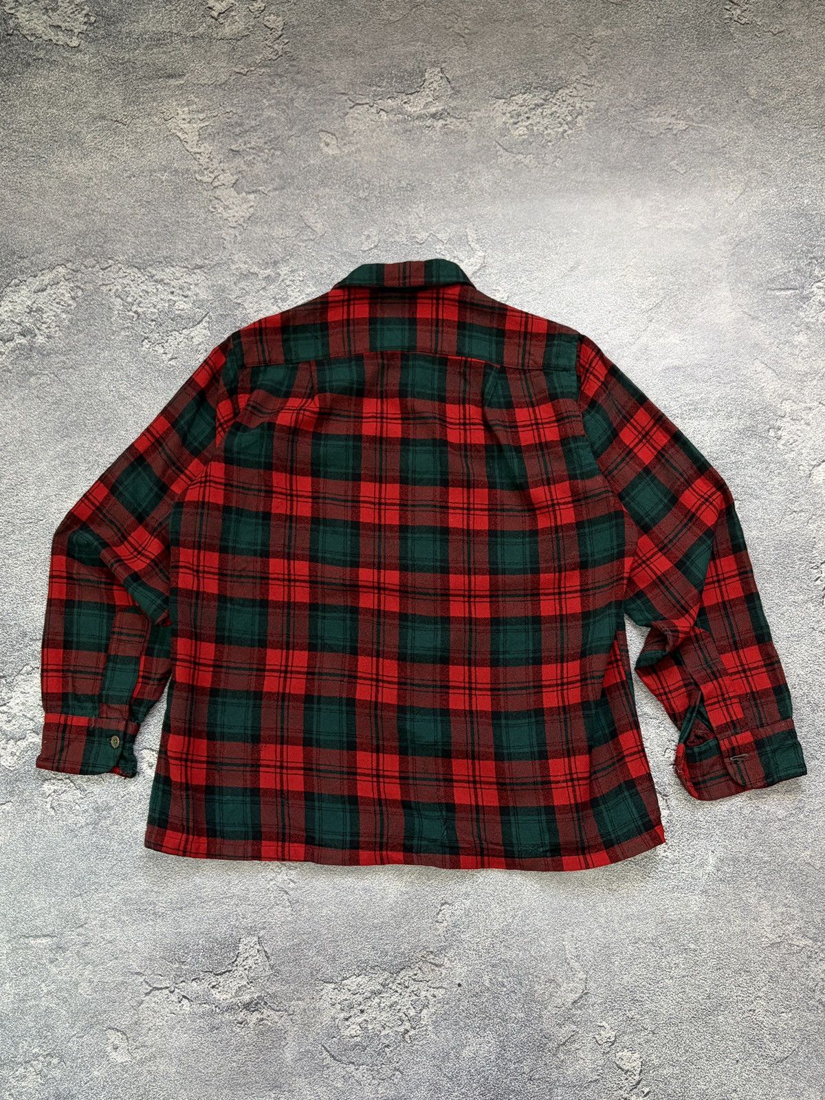 Pendleton Vintage 60s Pendleton Board Shirt Wool Flannel Plaid USA M Size US M / EU 48-50 / 2 - 2 Thumbnail