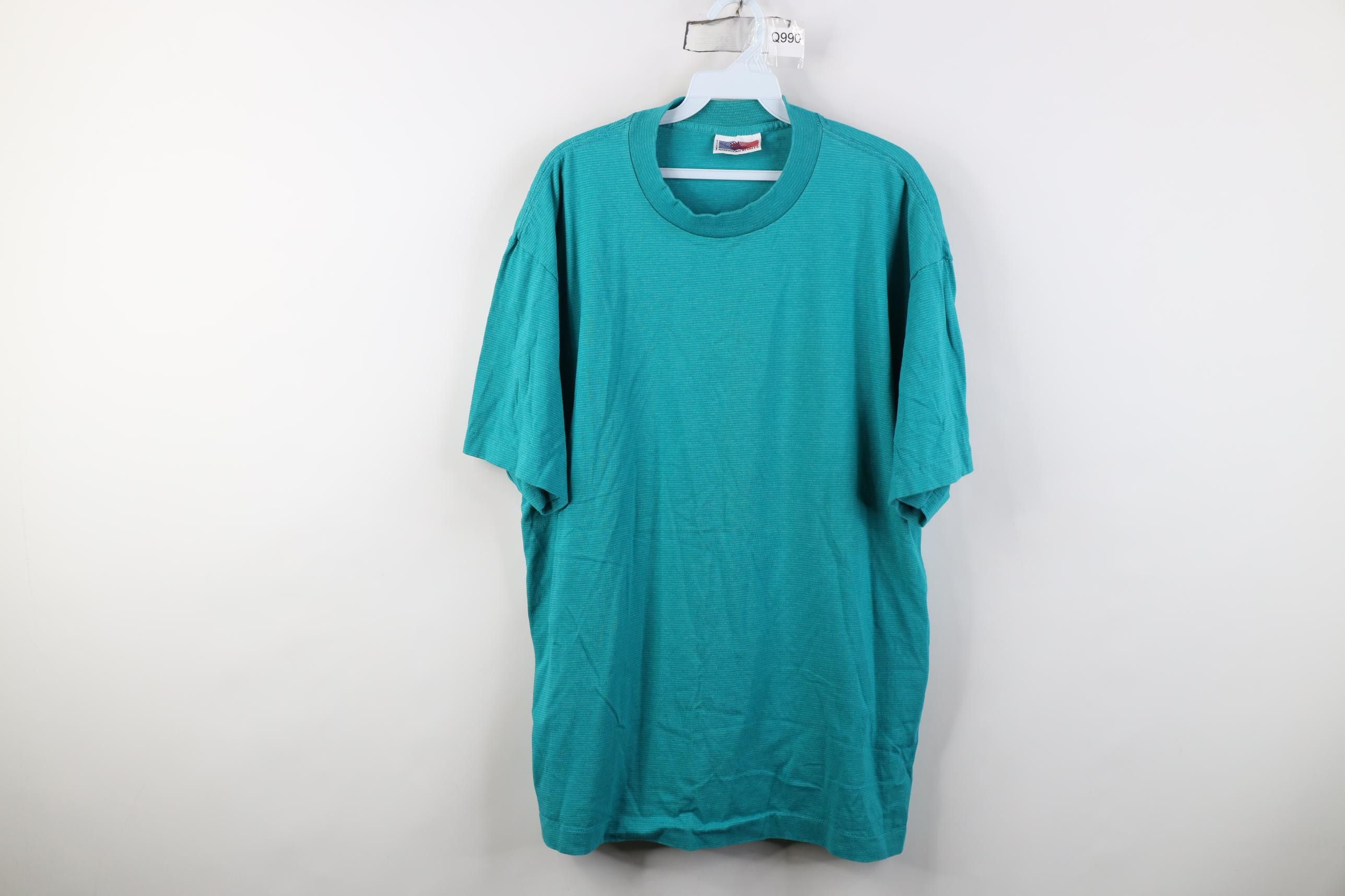Vintage Vintage 90s Streetwear Striped Short Sleeve T-Shirt USA Size US XL / EU 56 / 4 - 1 Thumbnail