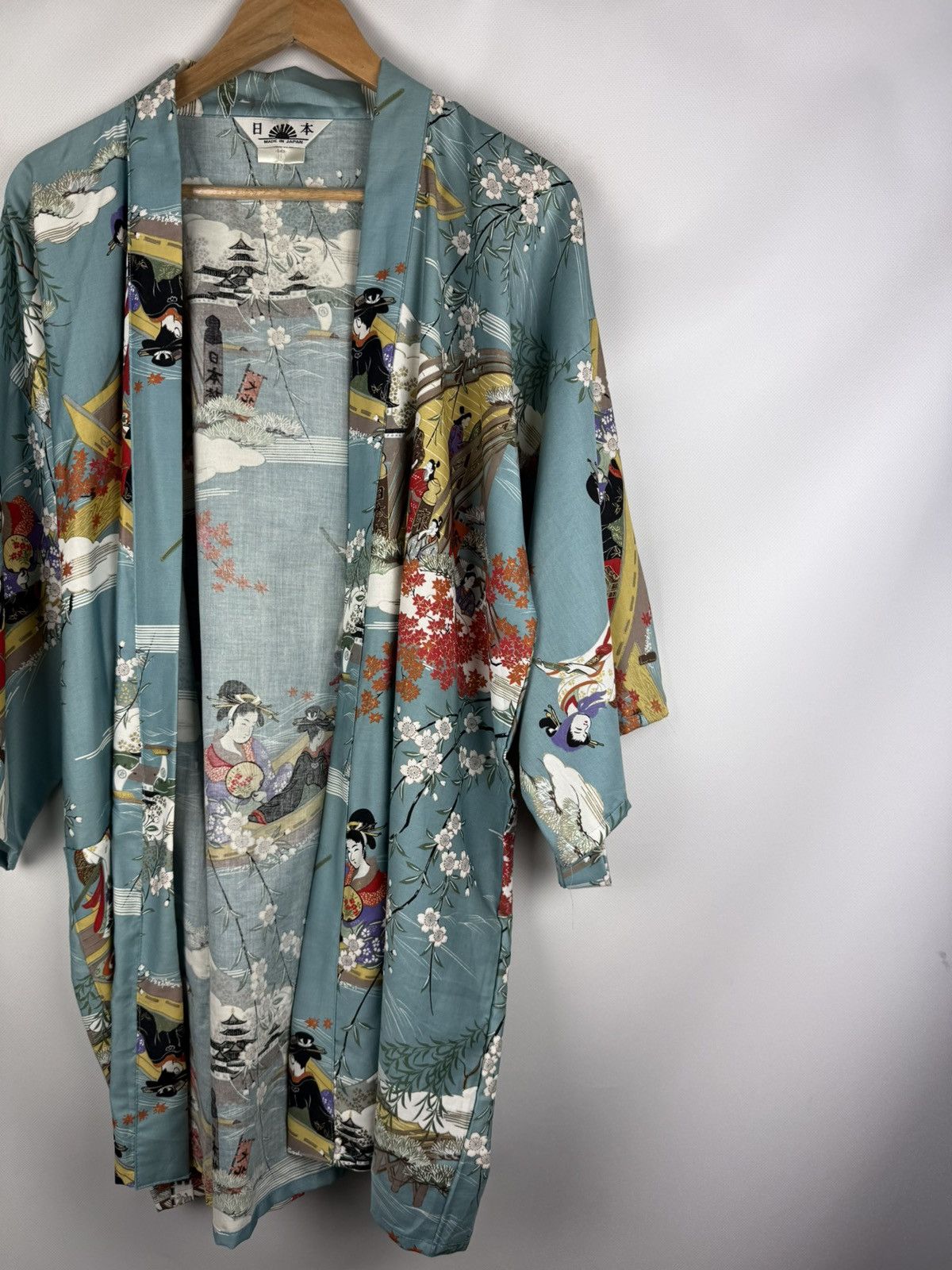Other Japanese Overprinted Kimono Haori One Size Unisex Size US L / EU 52-54 / 3 - 3 Thumbnail