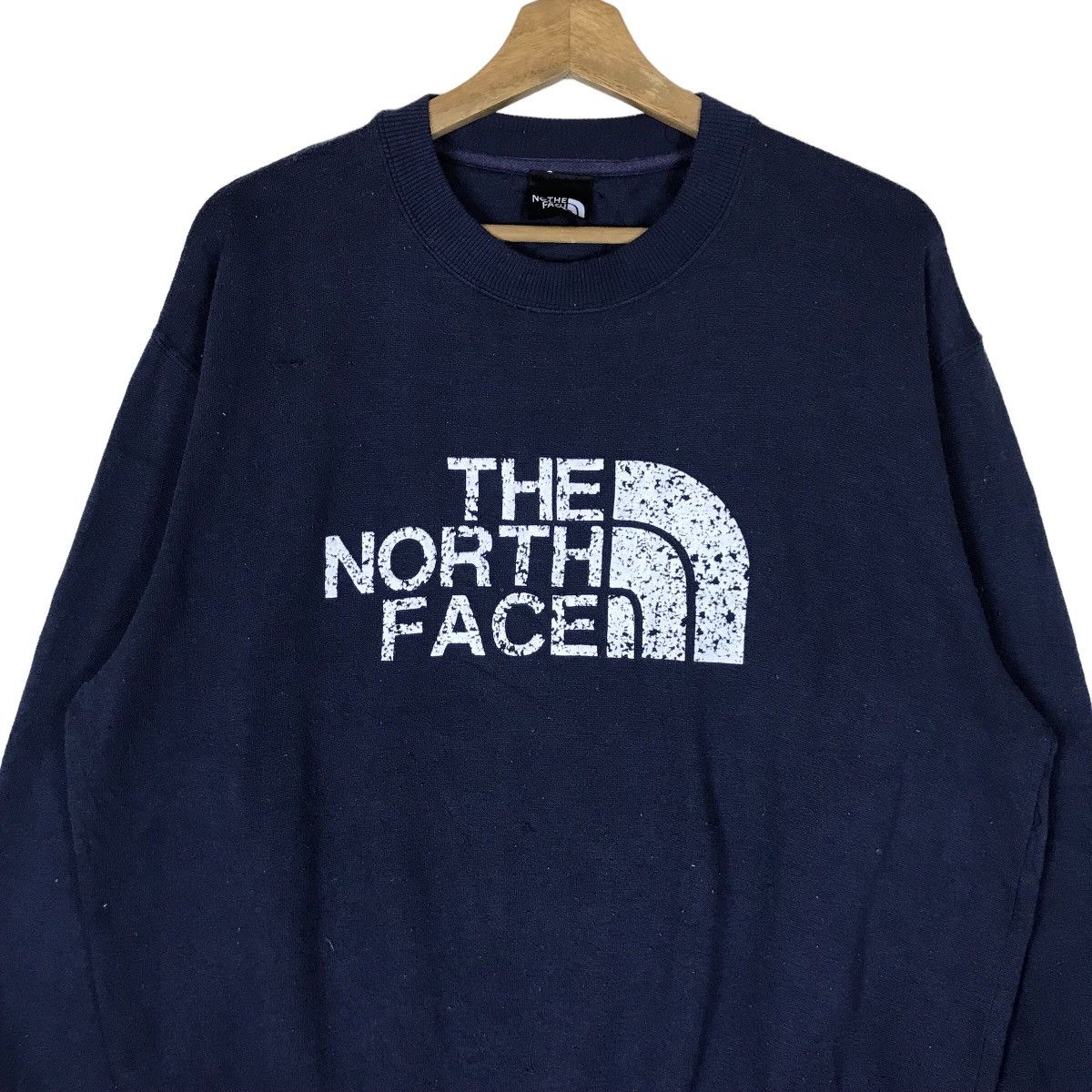 The North Face Vintage The North Face Spell Out Pullover Jumper Sweatshirt Size US L / EU 52-54 / 3 - 2 Thumbnail