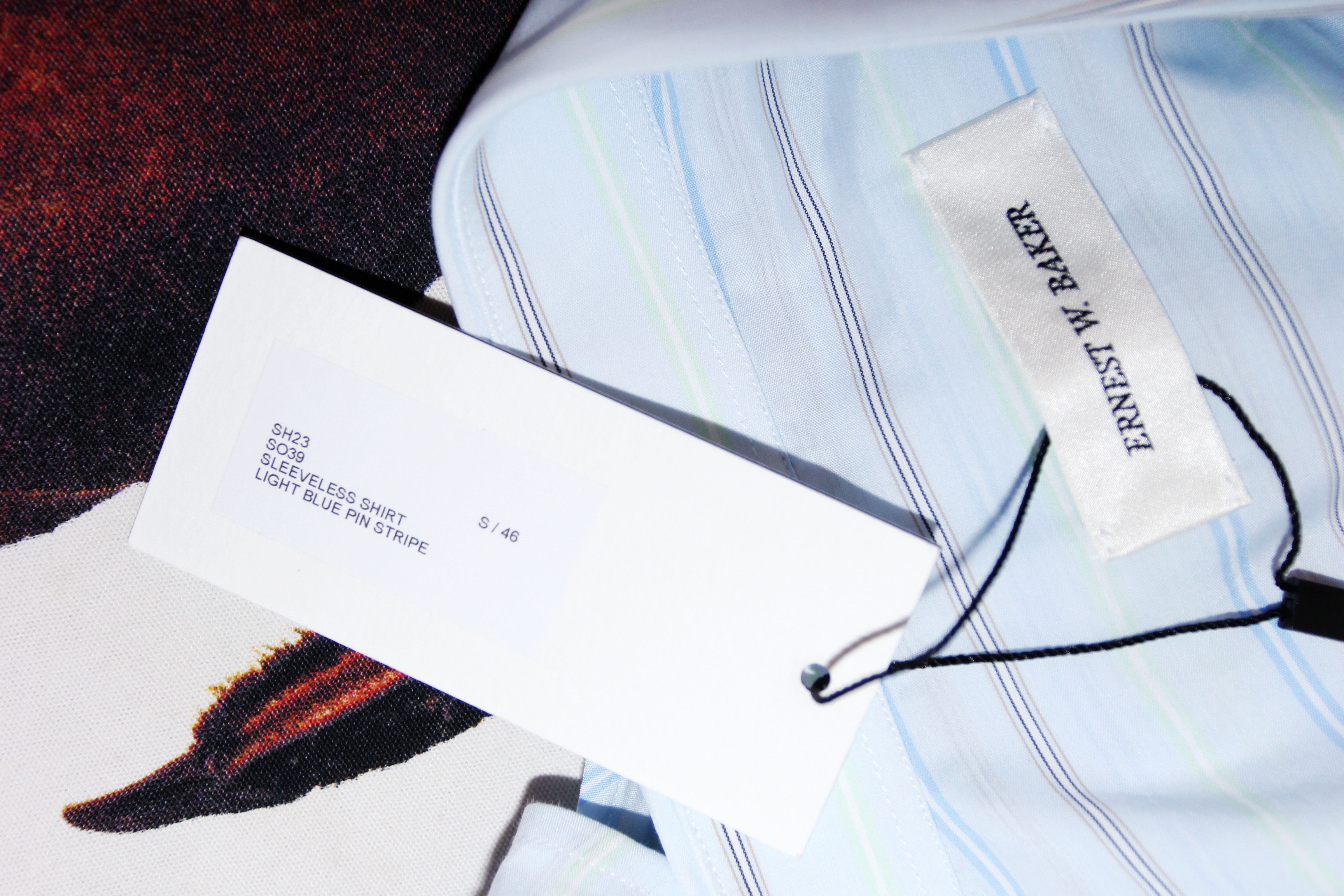 Ernest W. Baker BNWT SS23 ERNEST W. BAKER STRIPED SLEEVELESS SHIRT 46 Size US S / EU 44-46 / 1 - 8 Thumbnail