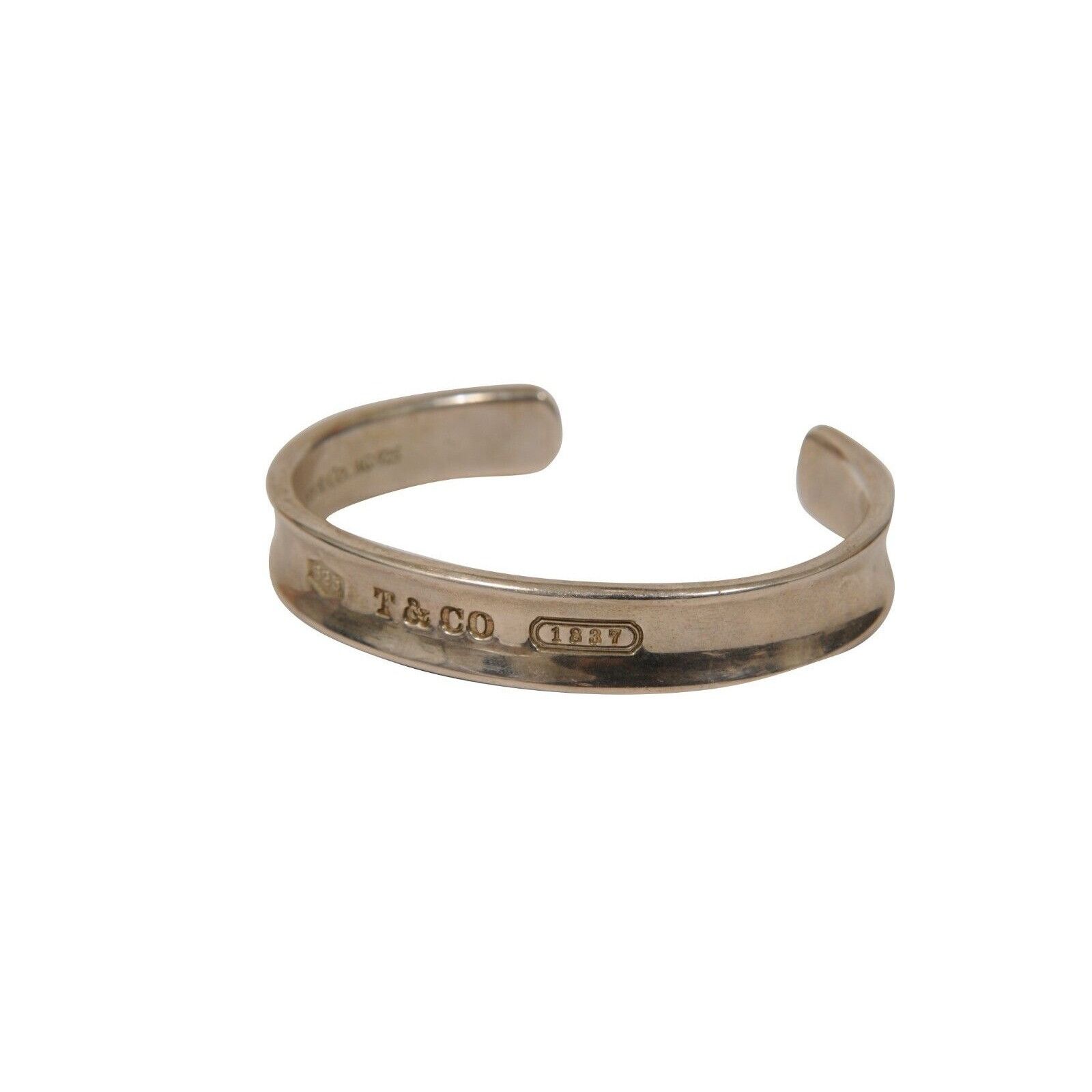 1837 Sterling .925 Silver Wide Wrist Cuff Bracelet