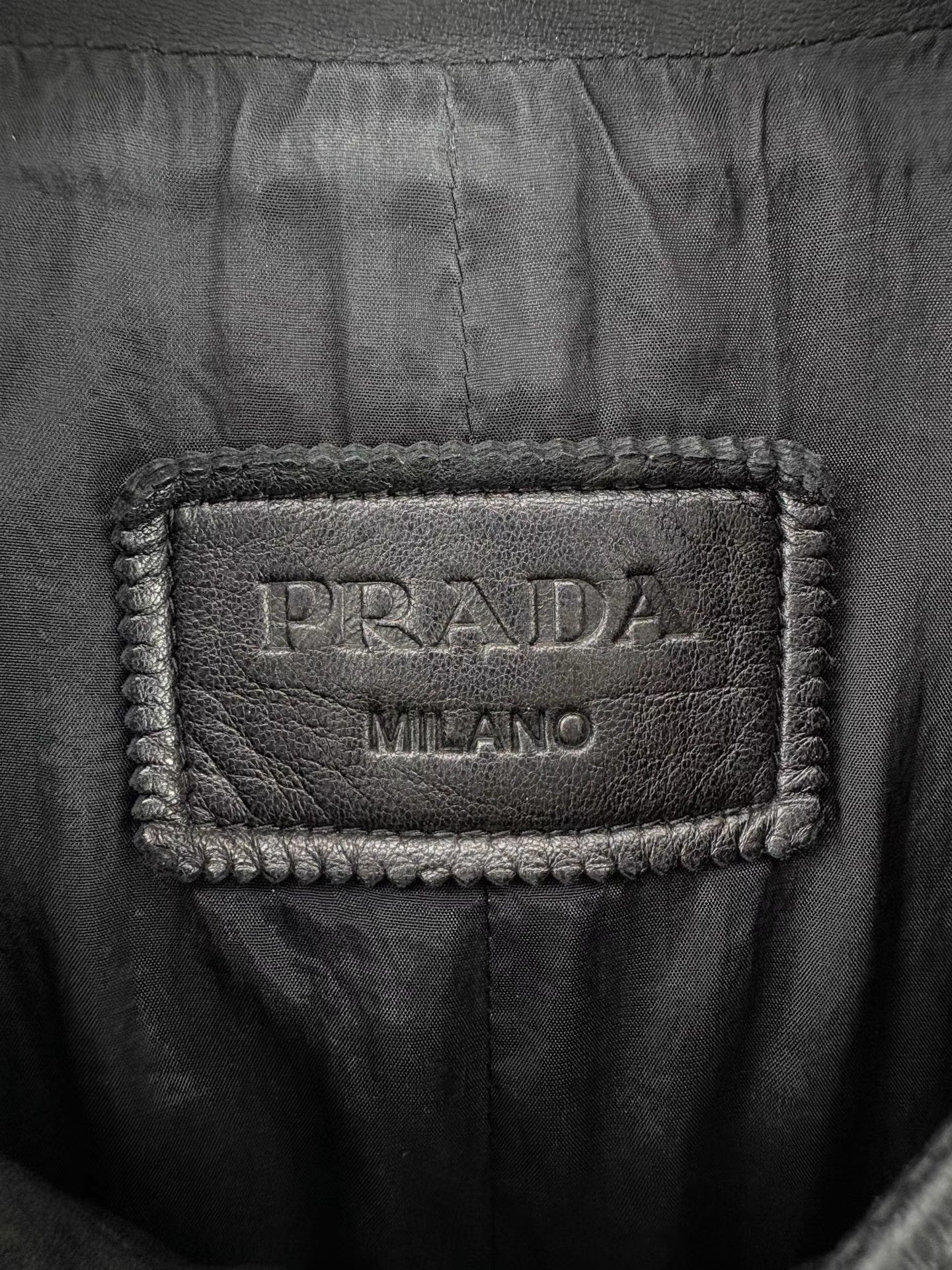 Prada PRADA Leather Jacket K1 Size US S / EU 44-46 / 1 - 3 Thumbnail