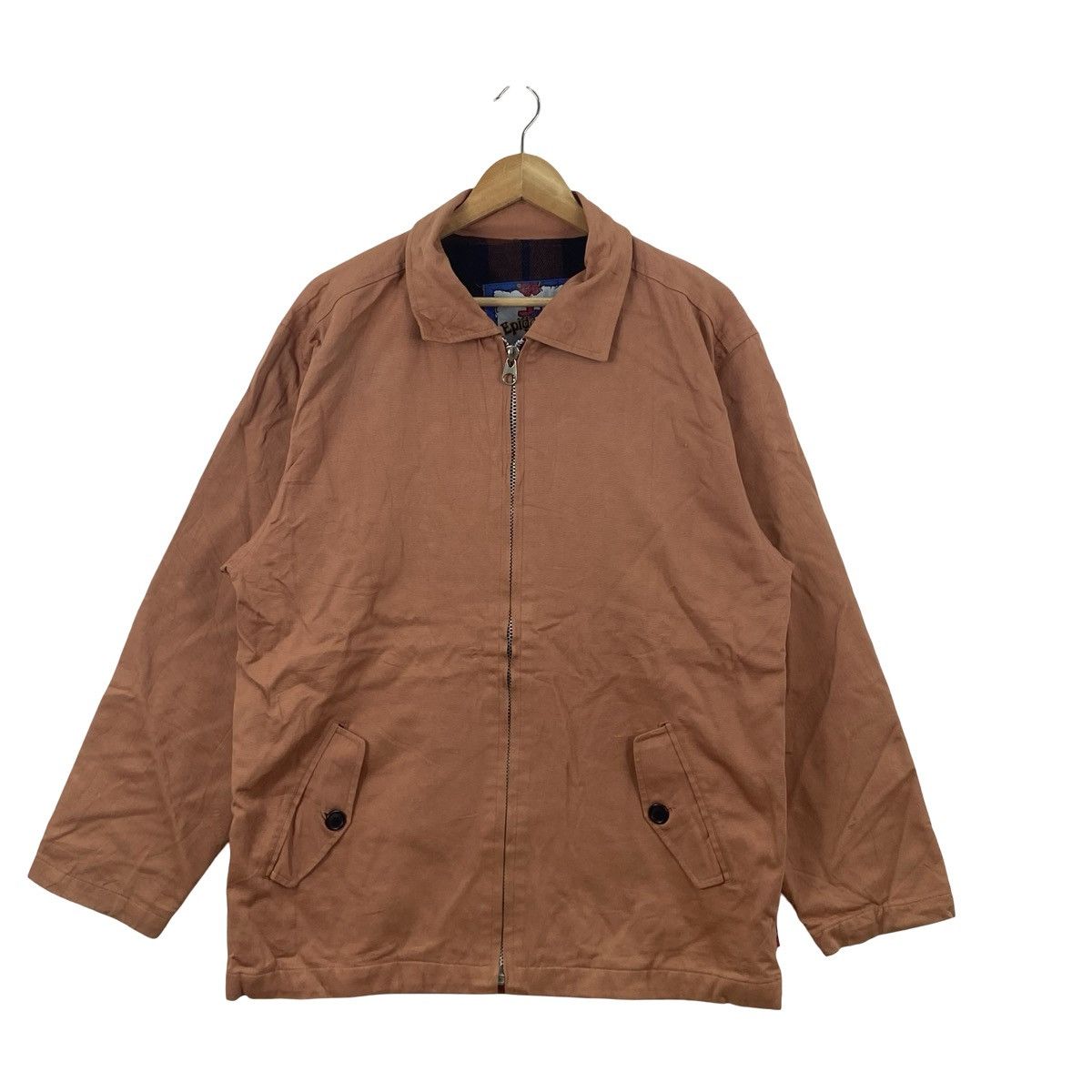 Vintage Vintage EPIDEMIC Zip-Up Jacket Plaid LWorkwear Style Size US L / EU 52-54 / 3 - 3 Thumbnail