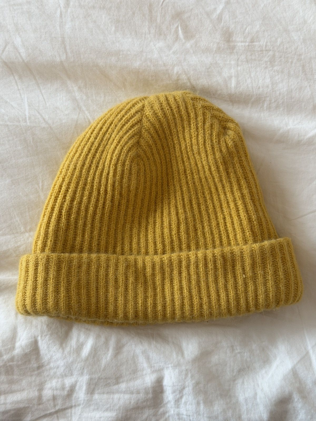 John Elliott John Elliott Angora / Wool Yellow Beanie Size ONE SIZE - 1 Preview
