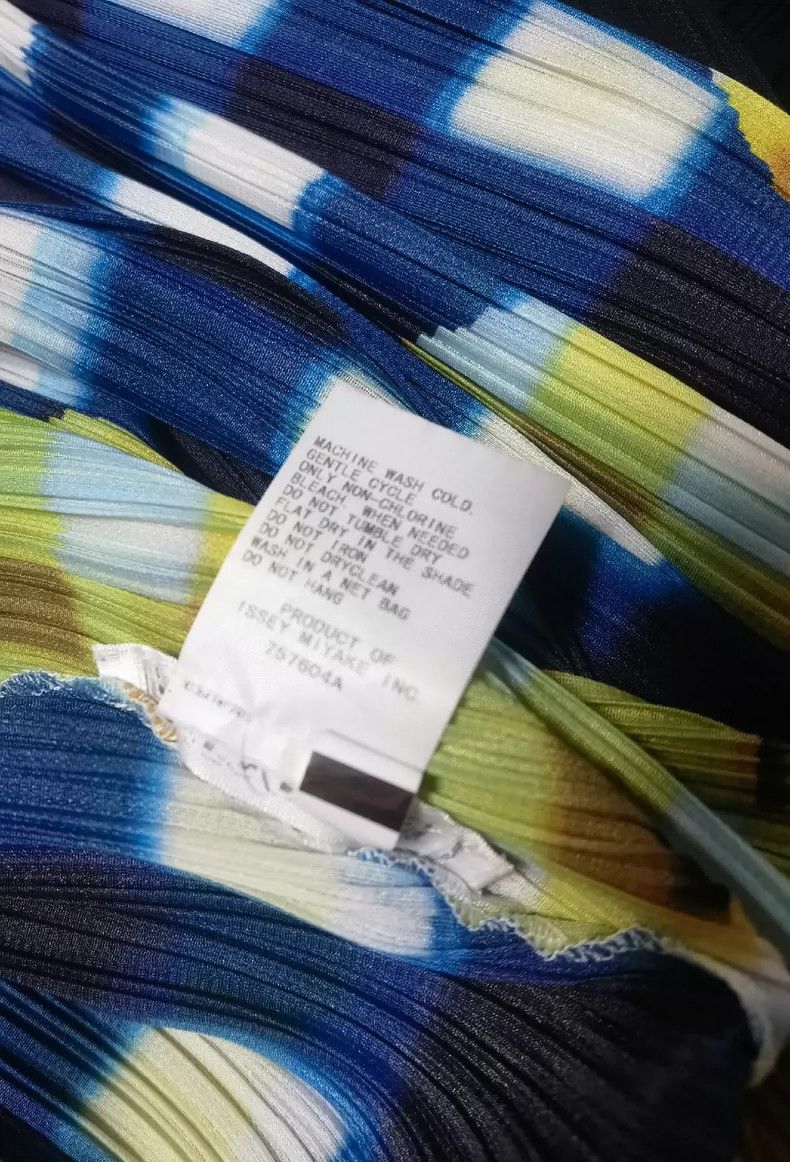 Pleats Please Issey Miyake Issey Miyake size:5 Yellow and blue watermelon striped ves Size S / US 4 / IT 40 - 2 Thumbnail