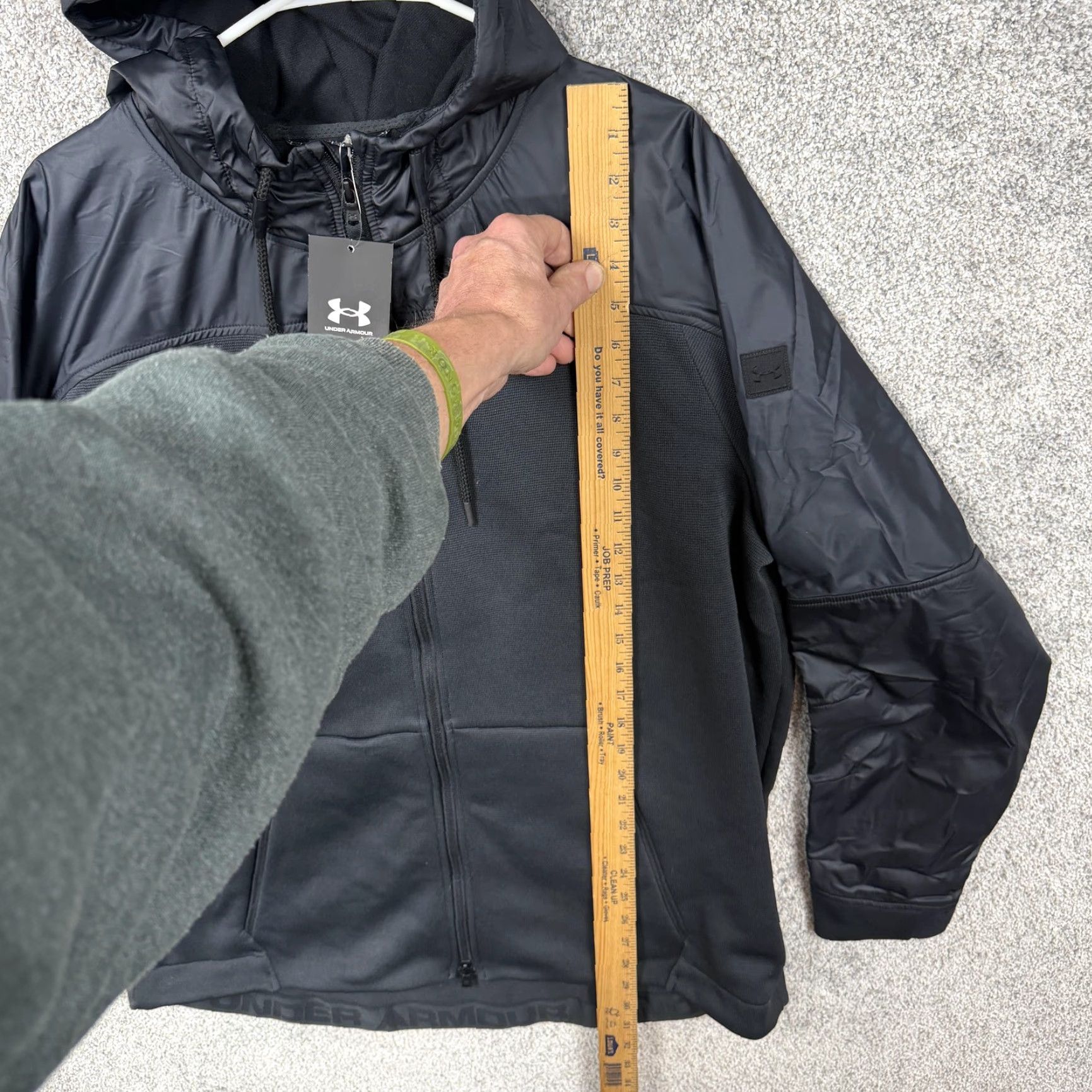 Under Armour Under Armour Unstoppable ColdGear Swacket Jacket Mens 2XL Black Hooded NWT Size US XXL / EU 58 / 5 - 5 Thumbnail