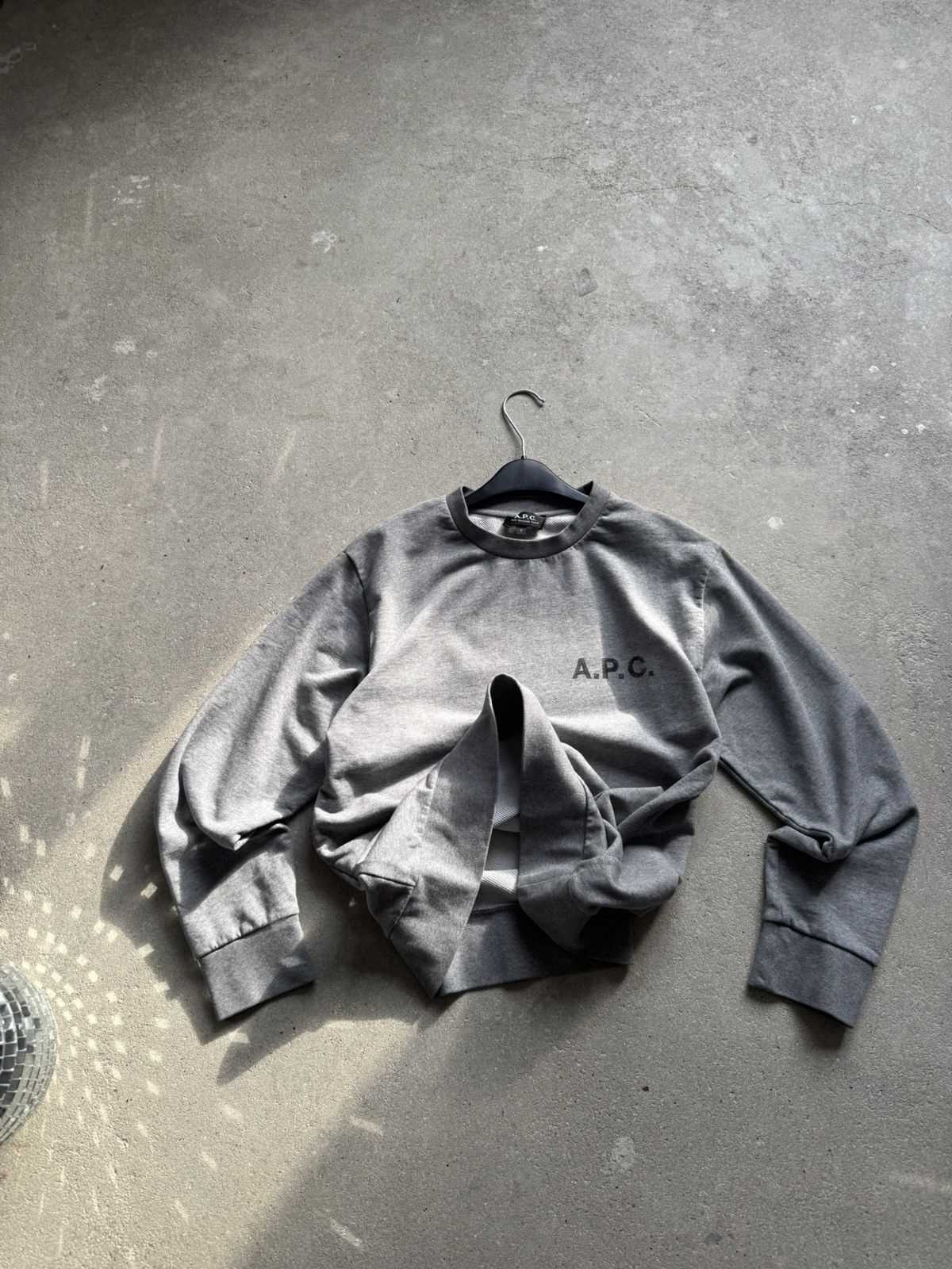 A.P.C. Vintage A.P.C Sweatshirt Grey Size US S / EU 44-46 / 1 - 4 Thumbnail