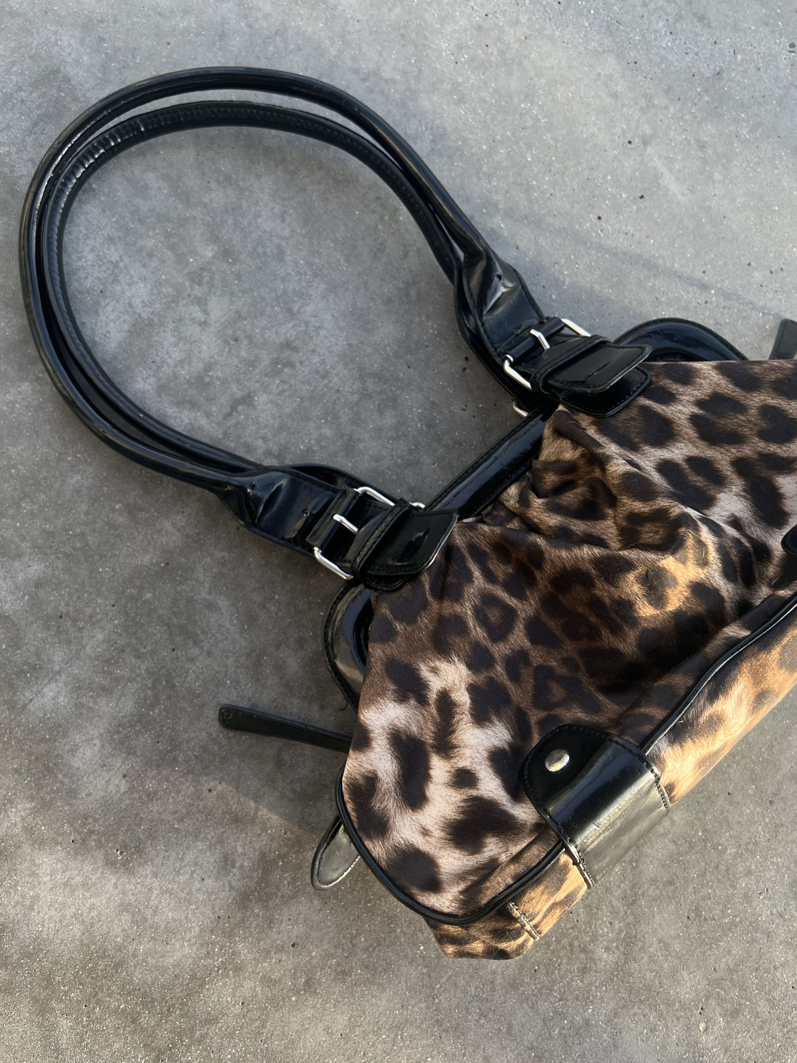 Vintage y2k leopard cheetah print bag alt Size ONE SIZE - 3 Thumbnail