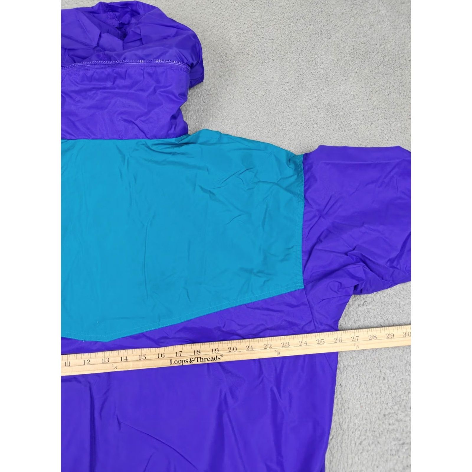 Vintage VINTAGE Columbia Jacket Womens XL Purple Hooded Windbreaker Zipped Pockets 90s Size XL / US 12-14 / IT 48-50 - 6 Thumbnail